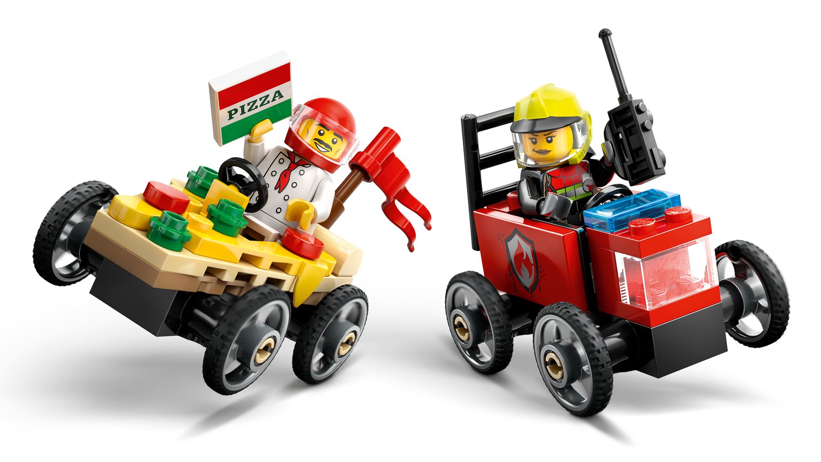 LEGO 60458 LEGO® City 60458 - Pizzalieferwagen vs. Löschauto – Detailansicht 2