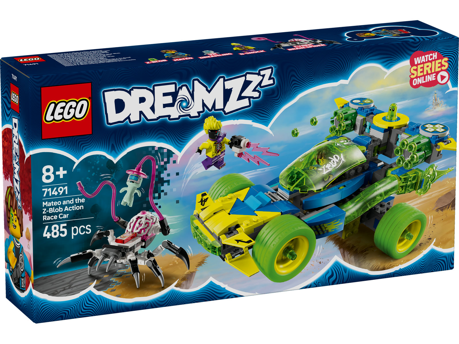 LEGO® DREAMZzz 71491 - Mateo mit dem Z-Blob Action-Rennwagen