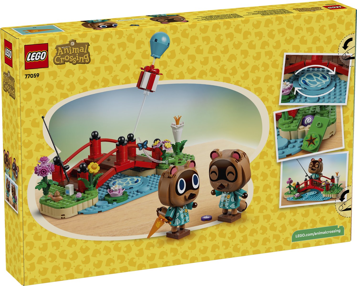 LEGO 77059 LEGO® Animal Crossing™ 77059 - Ausflug mit Nepp und Schlepp – Verpackung hinten