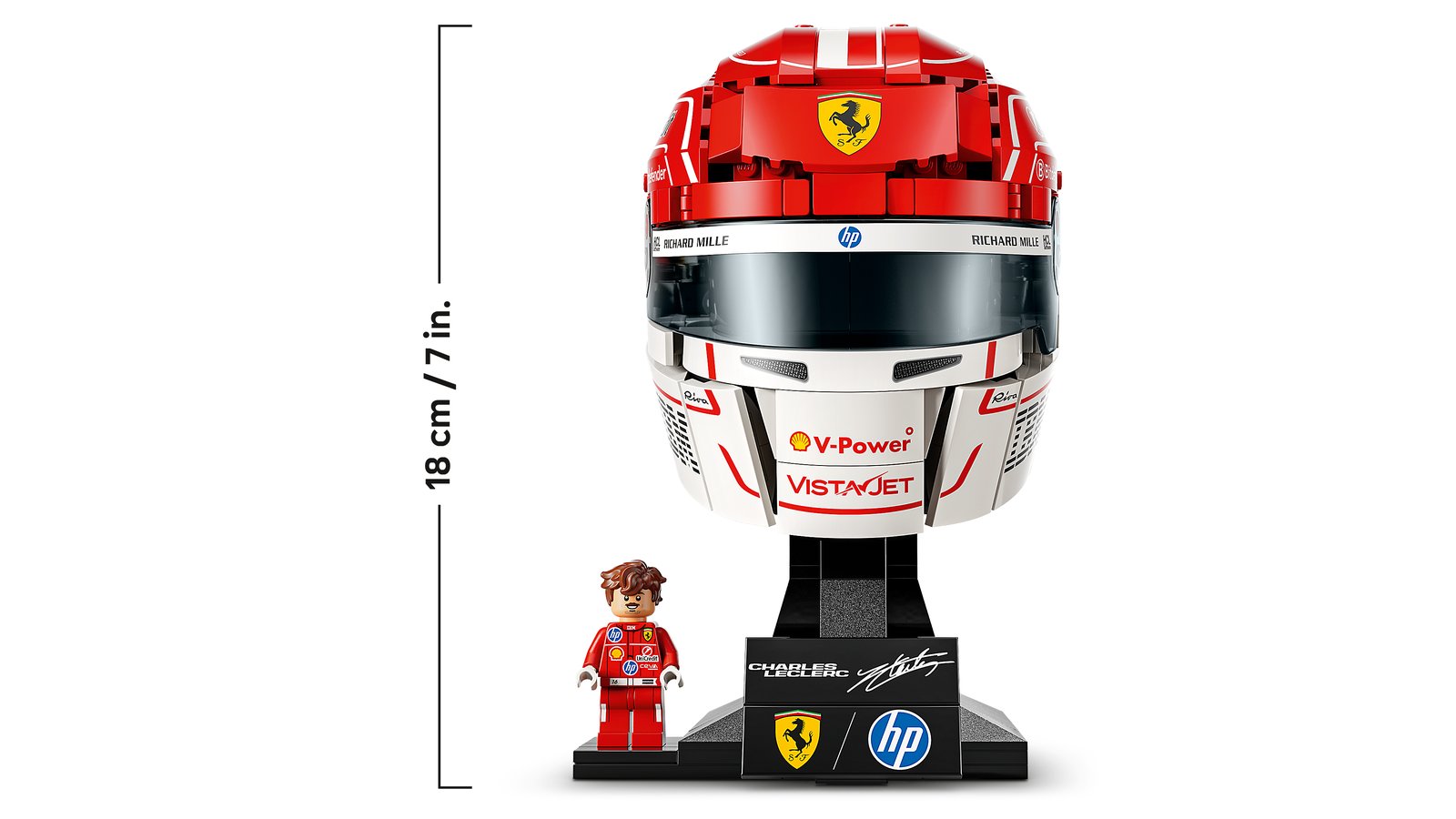 LEGO 43014 LEGO® Editions 43014 - Scuderia Ferrari HP Charles Leclerc Helm – Detailansicht 2