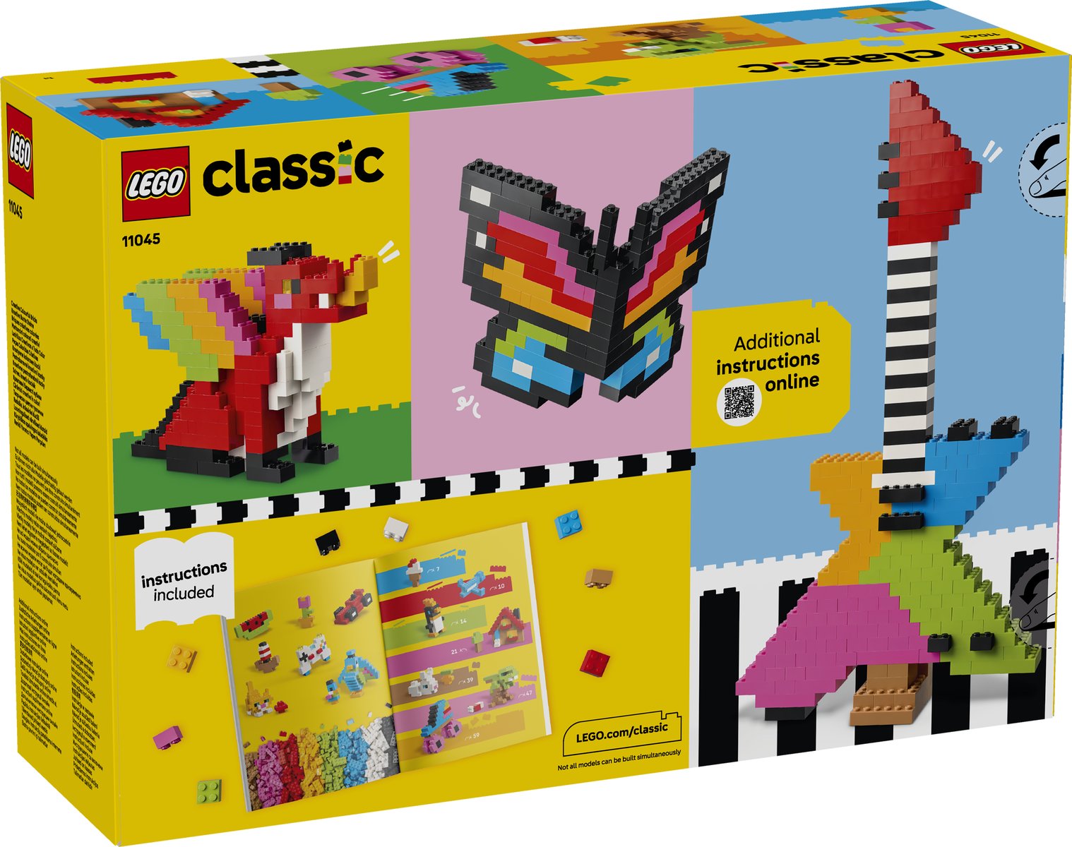 LEGO 11045 LEGO® Classic 11045 - Kreative Bunte Steine – Verpackung hinten