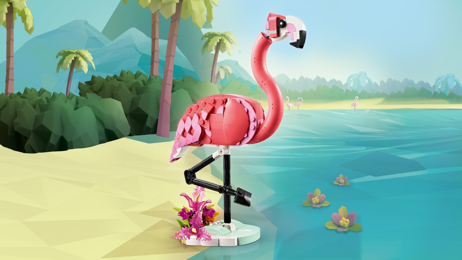 LEGO 31170 LEGO® Creator 31170 - Wilde Tiere: Rosa Flamingo – Primaeres Produktbild