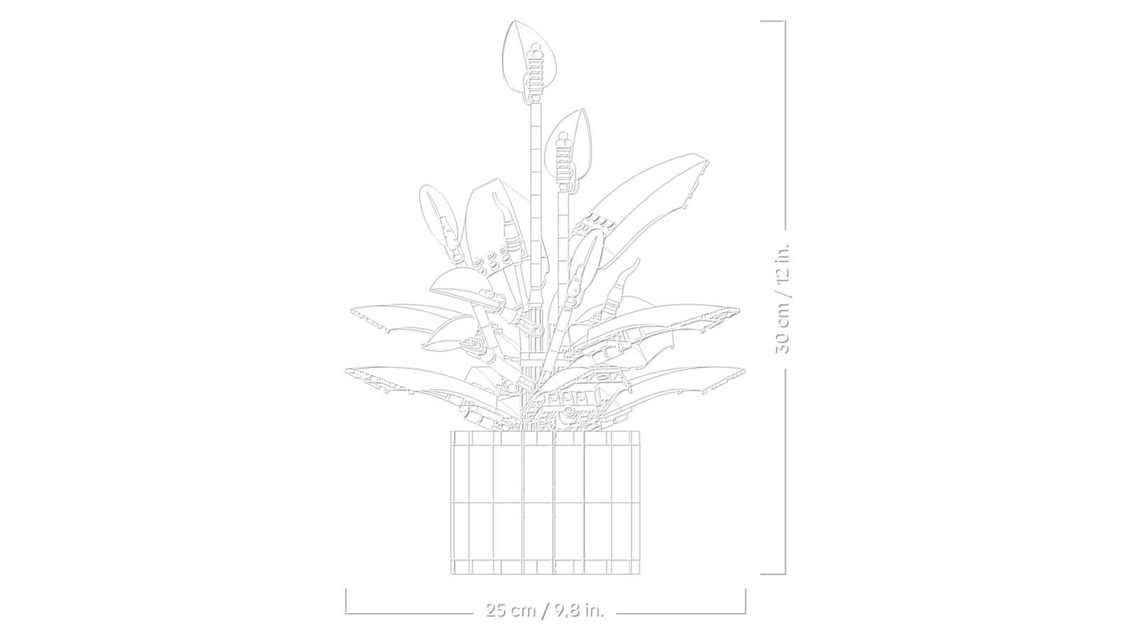 LEGO 11504 LEGO® Botanicals 11504 - Friedenslilie – Detailansicht 4