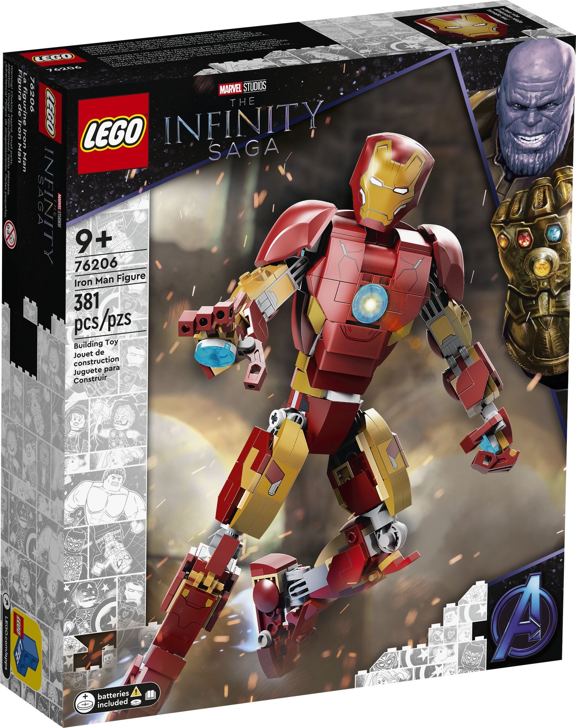 LEGO® Marvel 76206 - Iron Man Figur