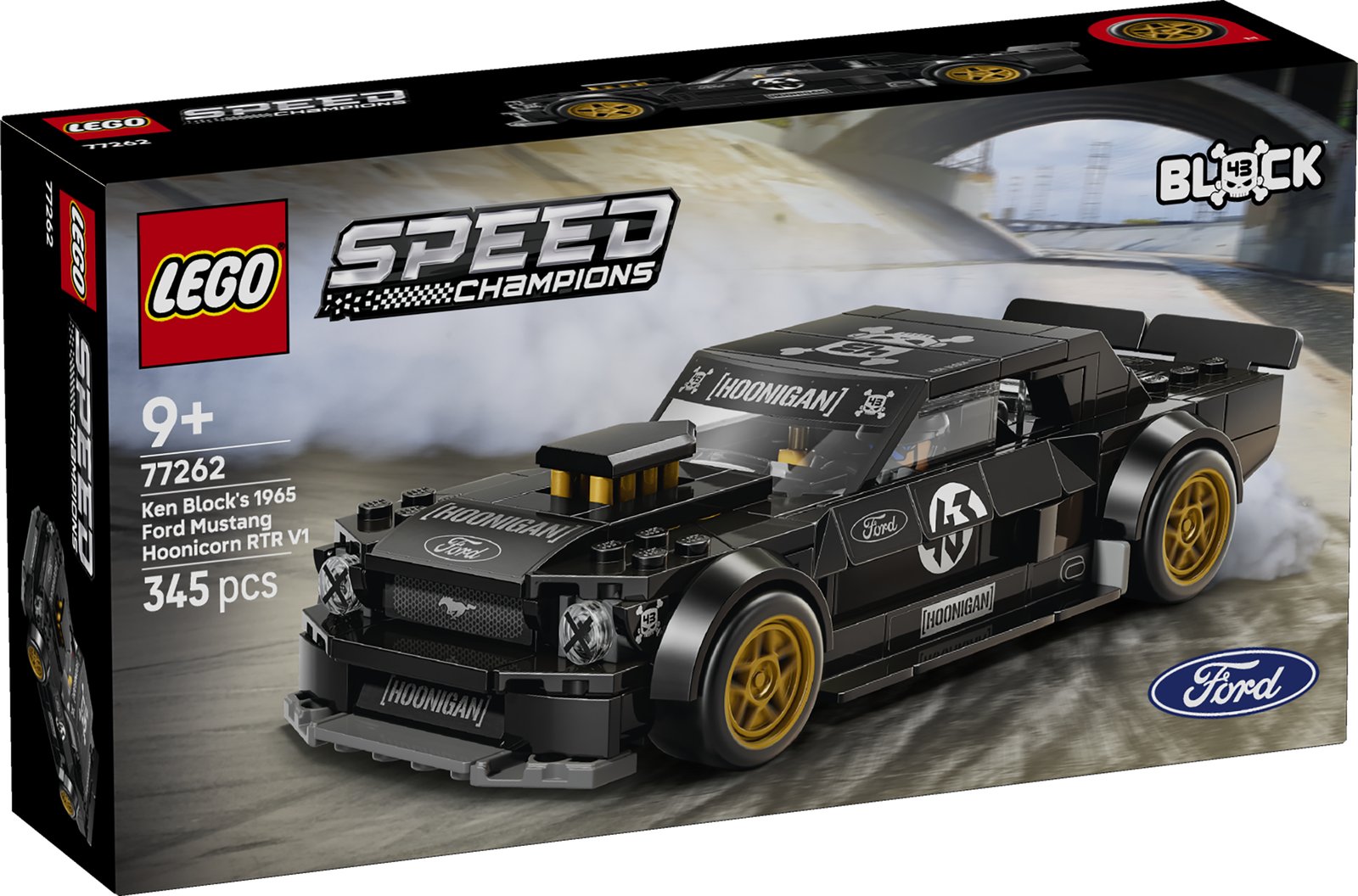 LEGO 77262 LEGO® Speed Champions 77262 - Ken Blocks 1965 Ford Mustang Hoonicorn V1 – Verpackung vorne