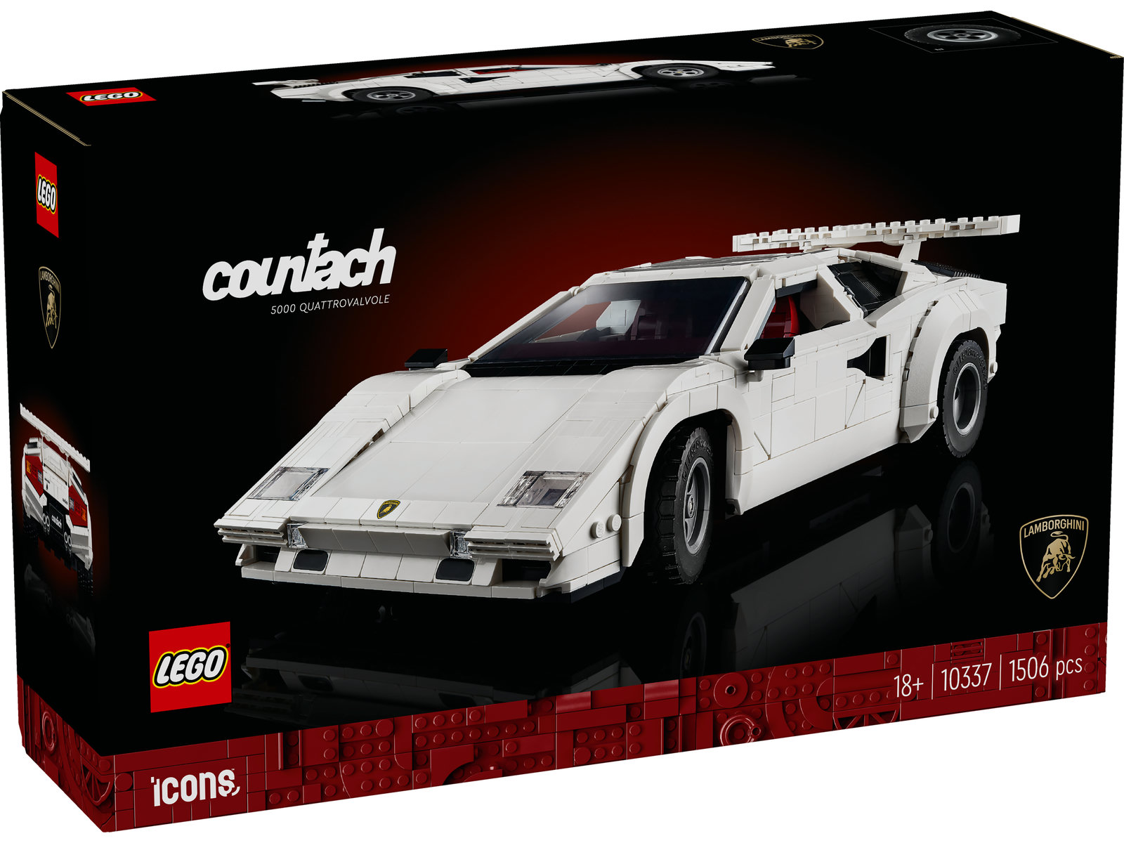 LEGO® Icons 10337 - Lamborghini Countach 5000 Quattrovalvole LEGO® Icons 10337 - Lamborghini Countach 5000 Quattrovalvole