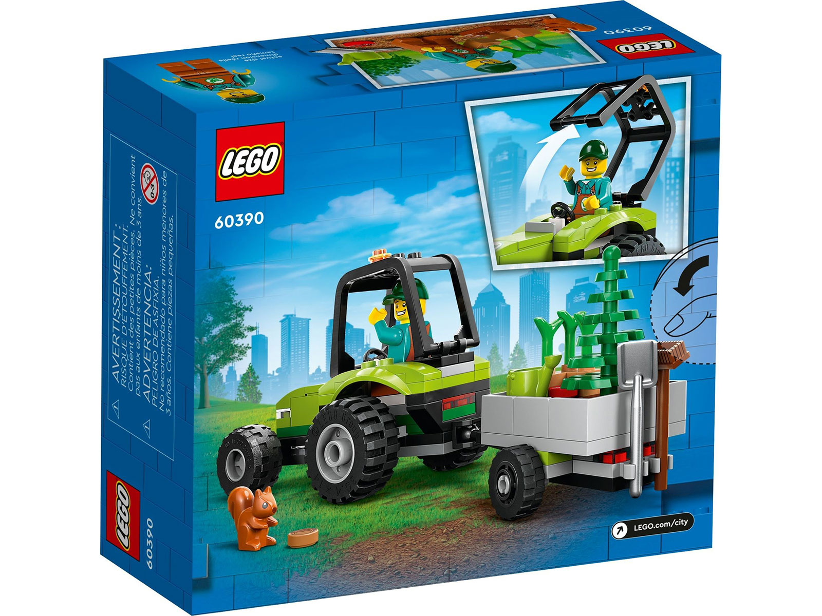 LEGO® City 60390 - Kleintraktor - Box Back