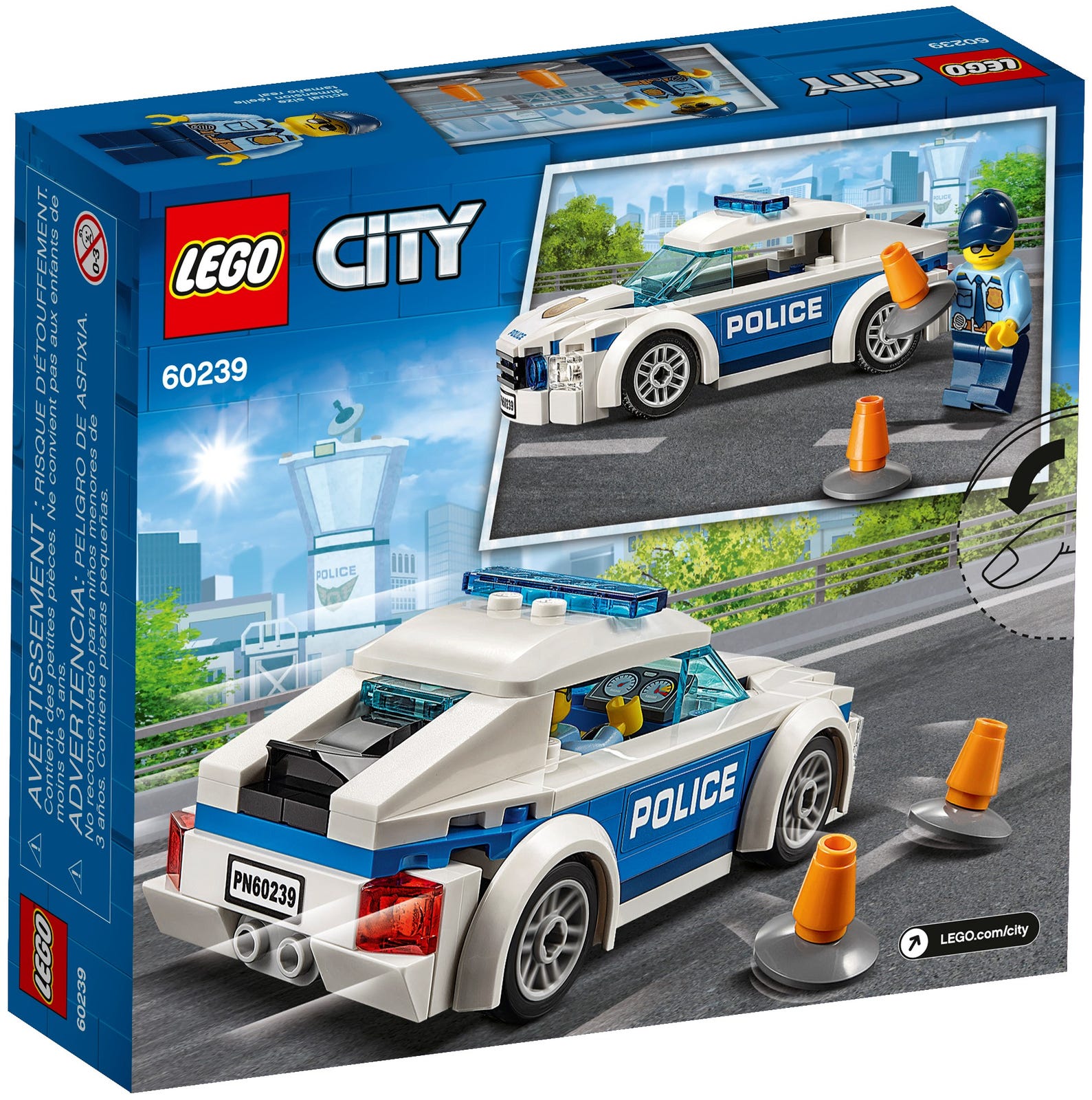 LEGO® City 60239 - Streifenwagen - Box Back