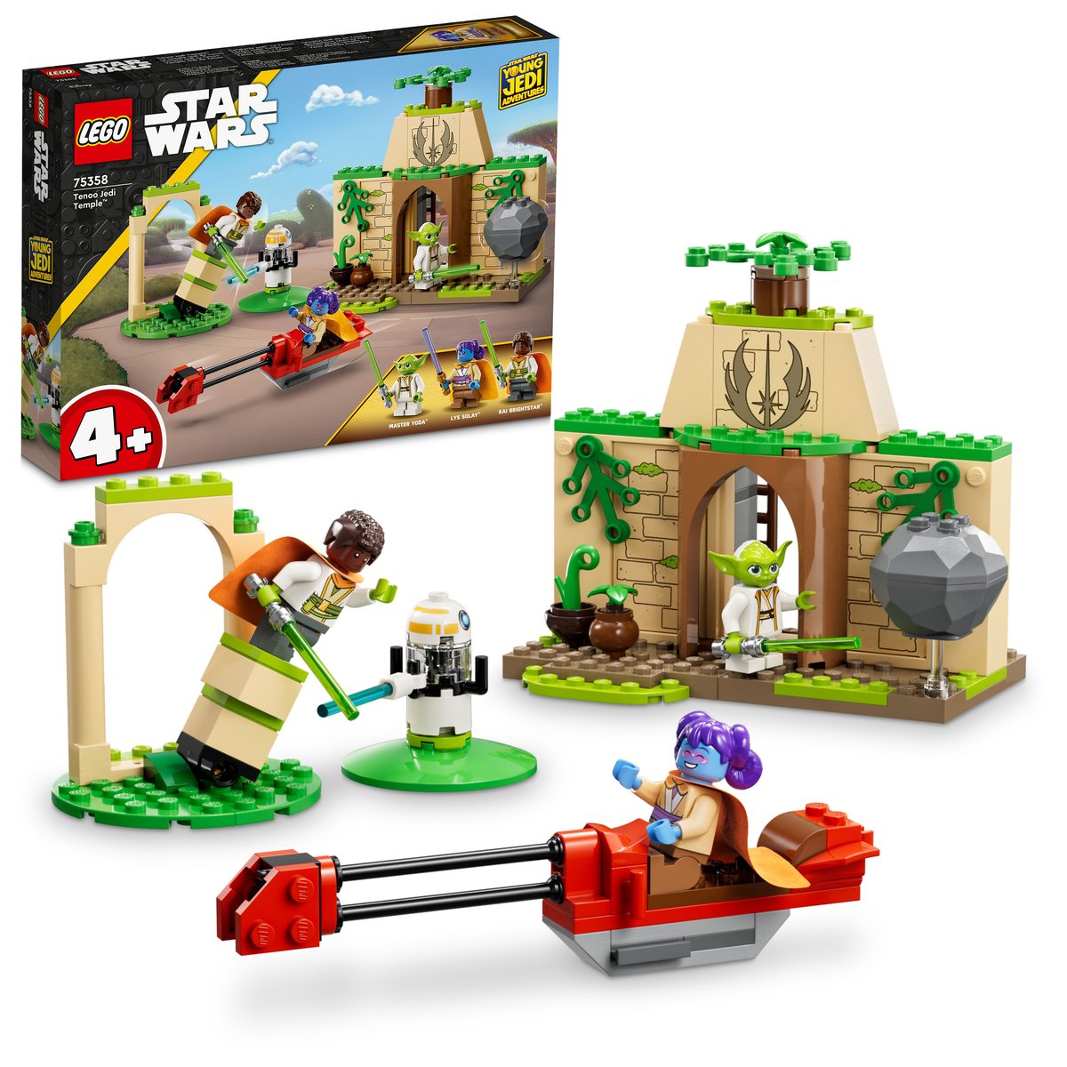 LEGO 75358 LEGO® Star Wars™ 75358 - Tenoo Jedi Temple™ – Box & Produkt