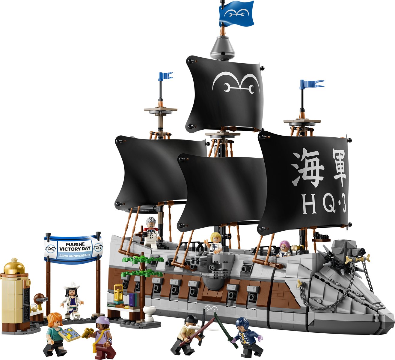 LEGO 75646 LEGO® ONE PIECE 75646 - Garps Marineschlachtschiff – Produktfoto