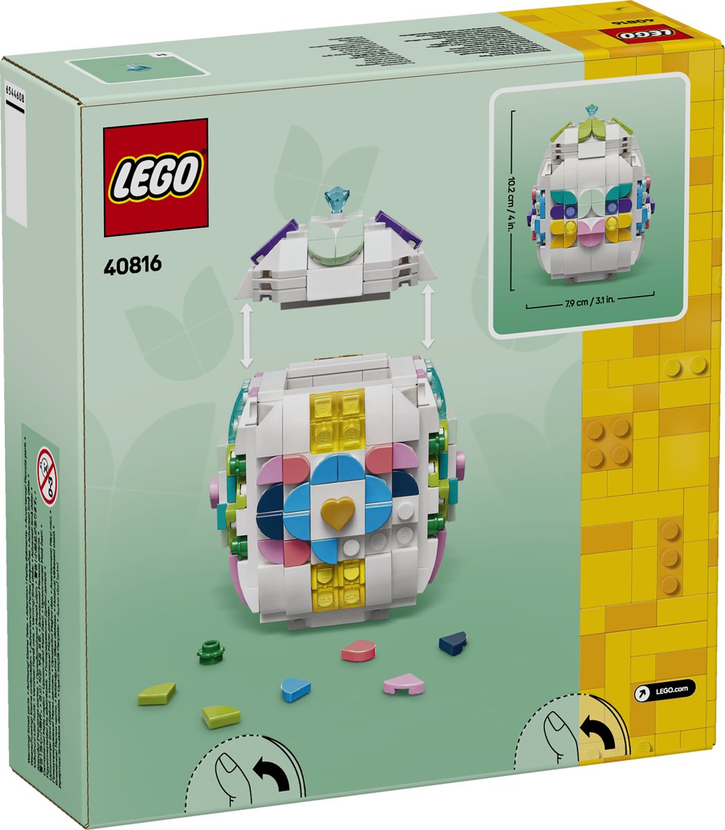 LEGO 40816 LEGO® LEGO Iconic 40816 - Verziertes Osterei – Verpackung hinten