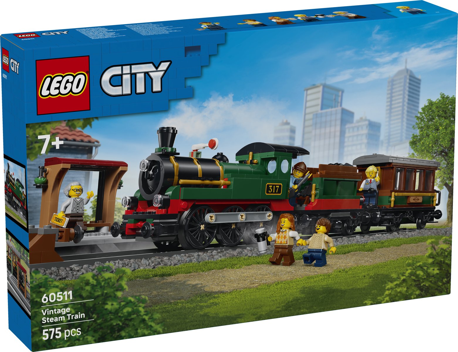 LEGO 60511 LEGO® City 60511 - Klassischer Dampfzug – Verpackung vorne