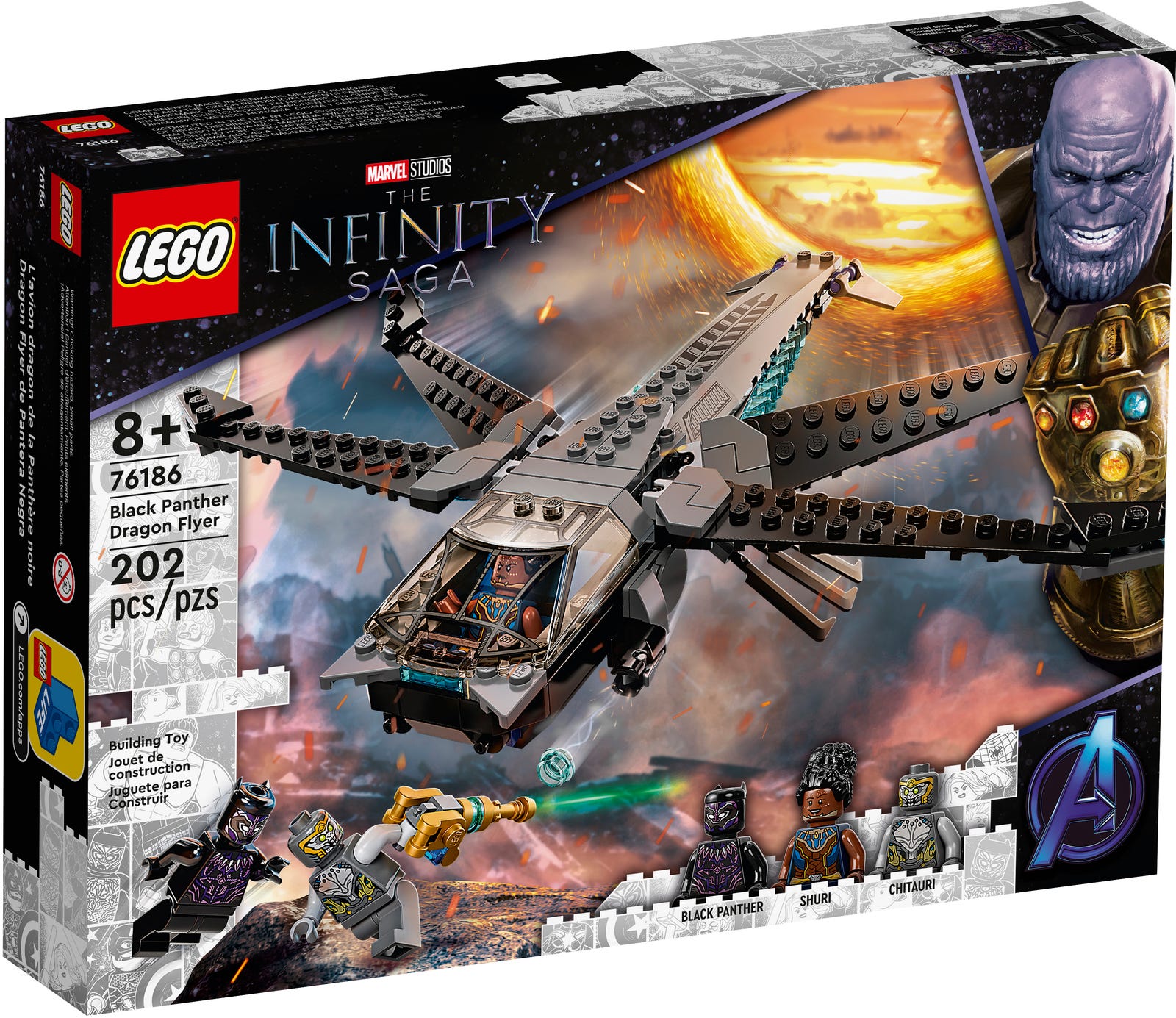 LEGO® Marvel 76186 - Black Panthers Libelle LEGO® Marvel 76186 - Black Panthers Libelle