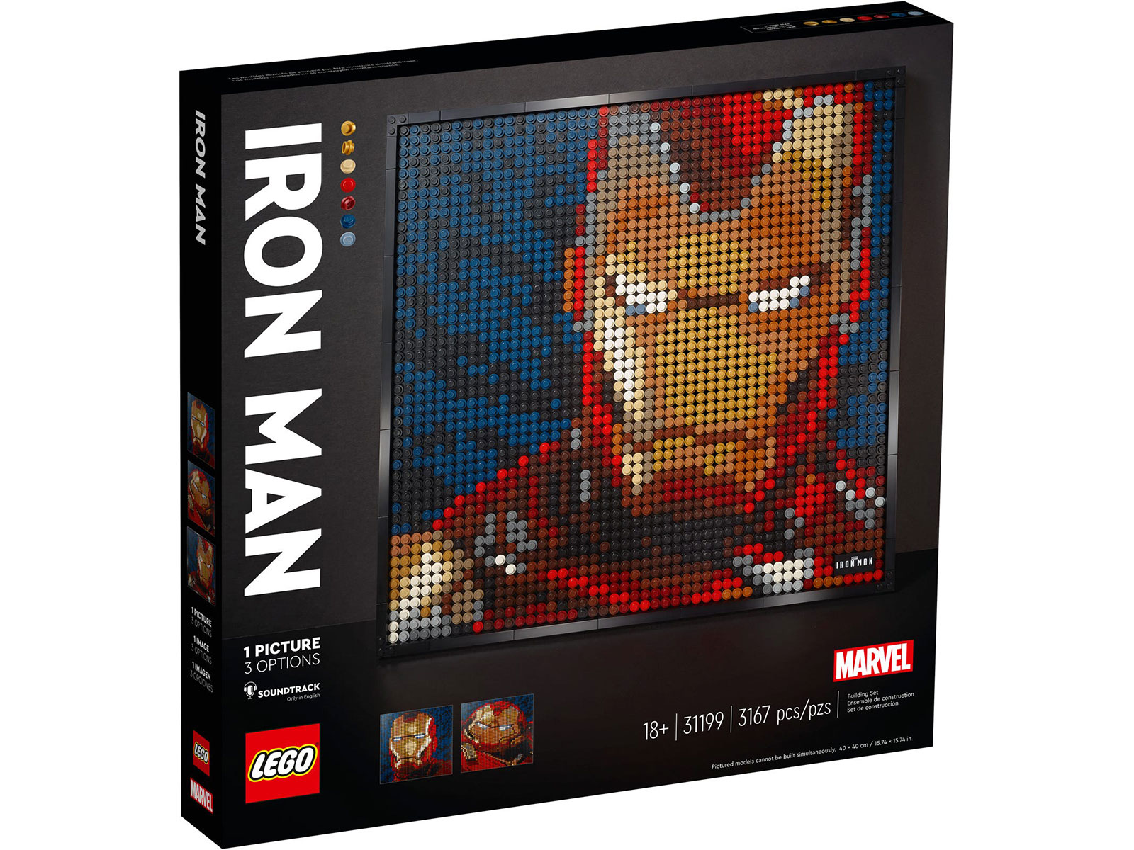LEGO® Art 31199 - Marvel Studios Iron Man - Kunstbild - Box Front