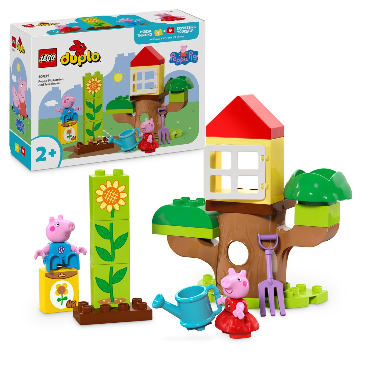 LEGO 10431 LEGO® DUPLO 10431 - Peppas Garten mit Baumhaus – Box & Produkt