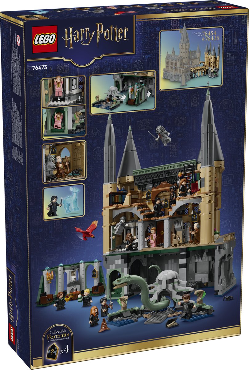 LEGO 76473 LEGO® Harry Potter™ 76473 - Schloss Hogwarts™: Ostflügel – Verpackung hinten