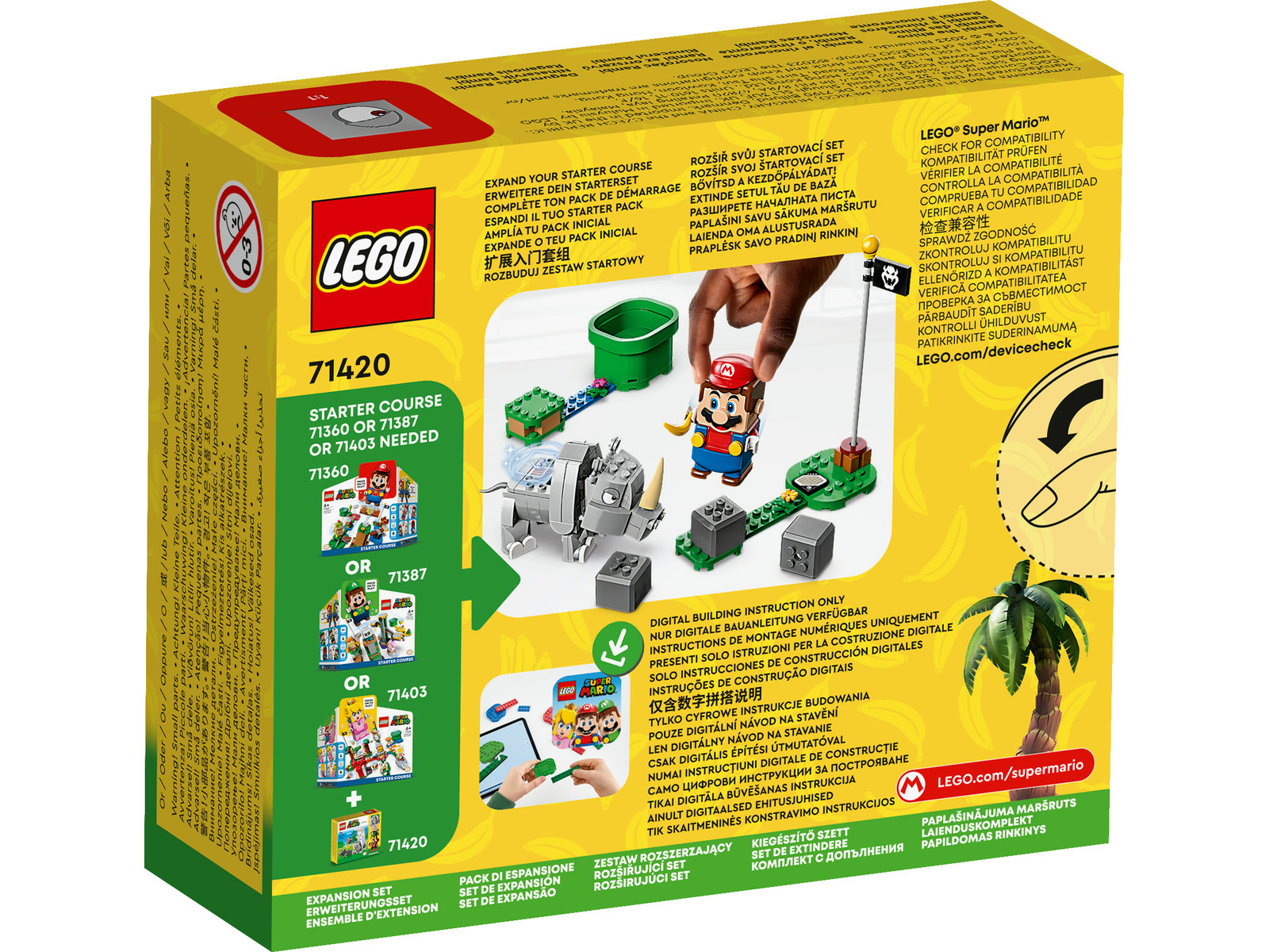 LEGO® Super Mario 71420 - Rambi das Rhino – Erweiterungsset