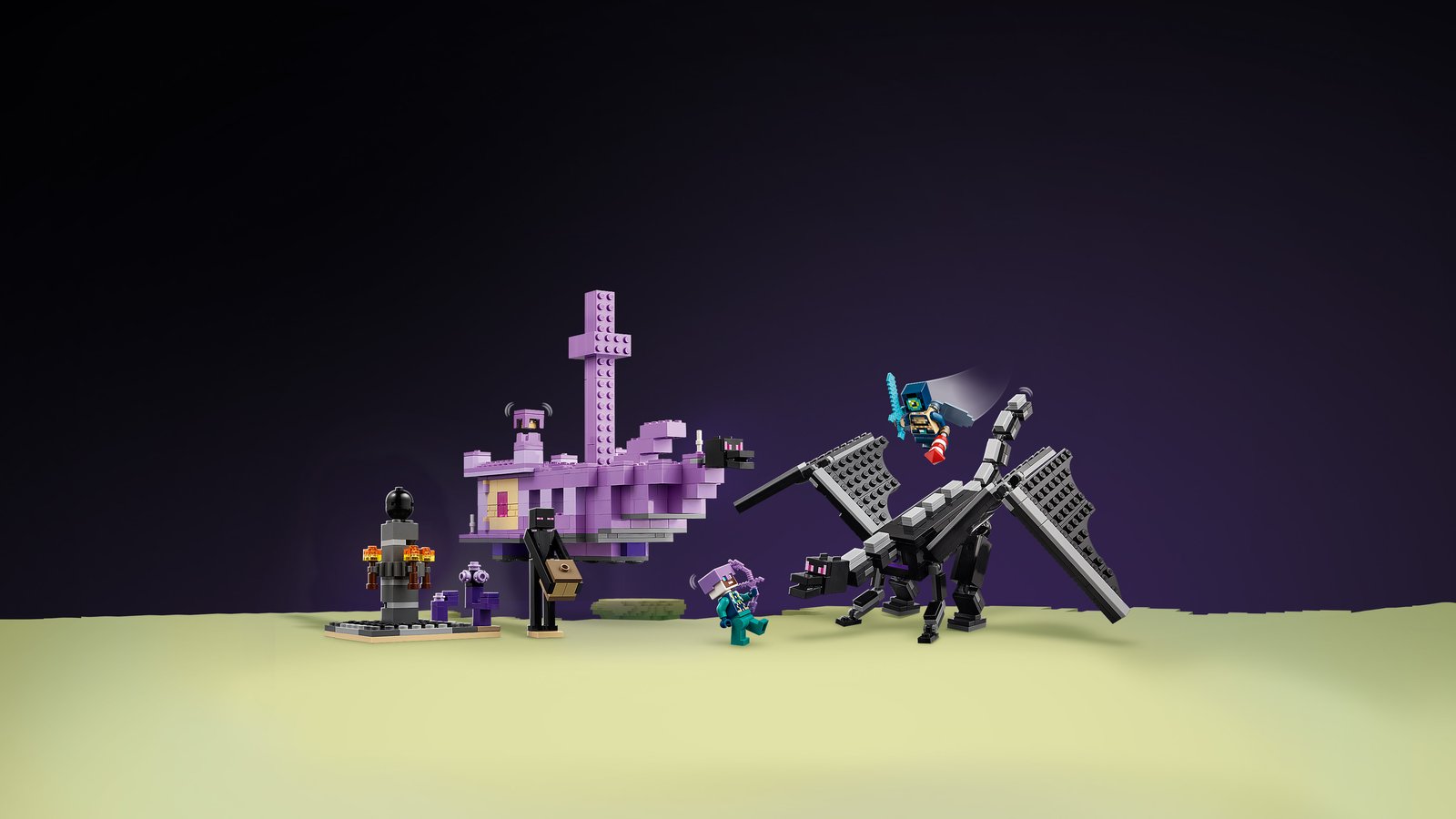 LEGO 21264 LEGO® Minecraft 21264 - Der Enderdrache und das Endschiff – Detailansicht 2