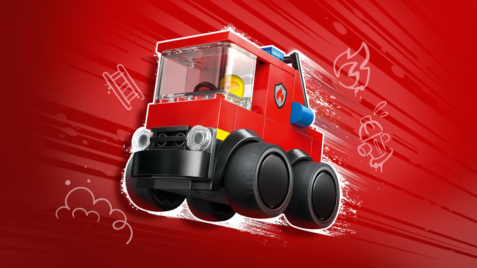 LEGO 60482 LEGO® City 60482 - Coole Flitzer – Löschauto – Primaeres Produktbild