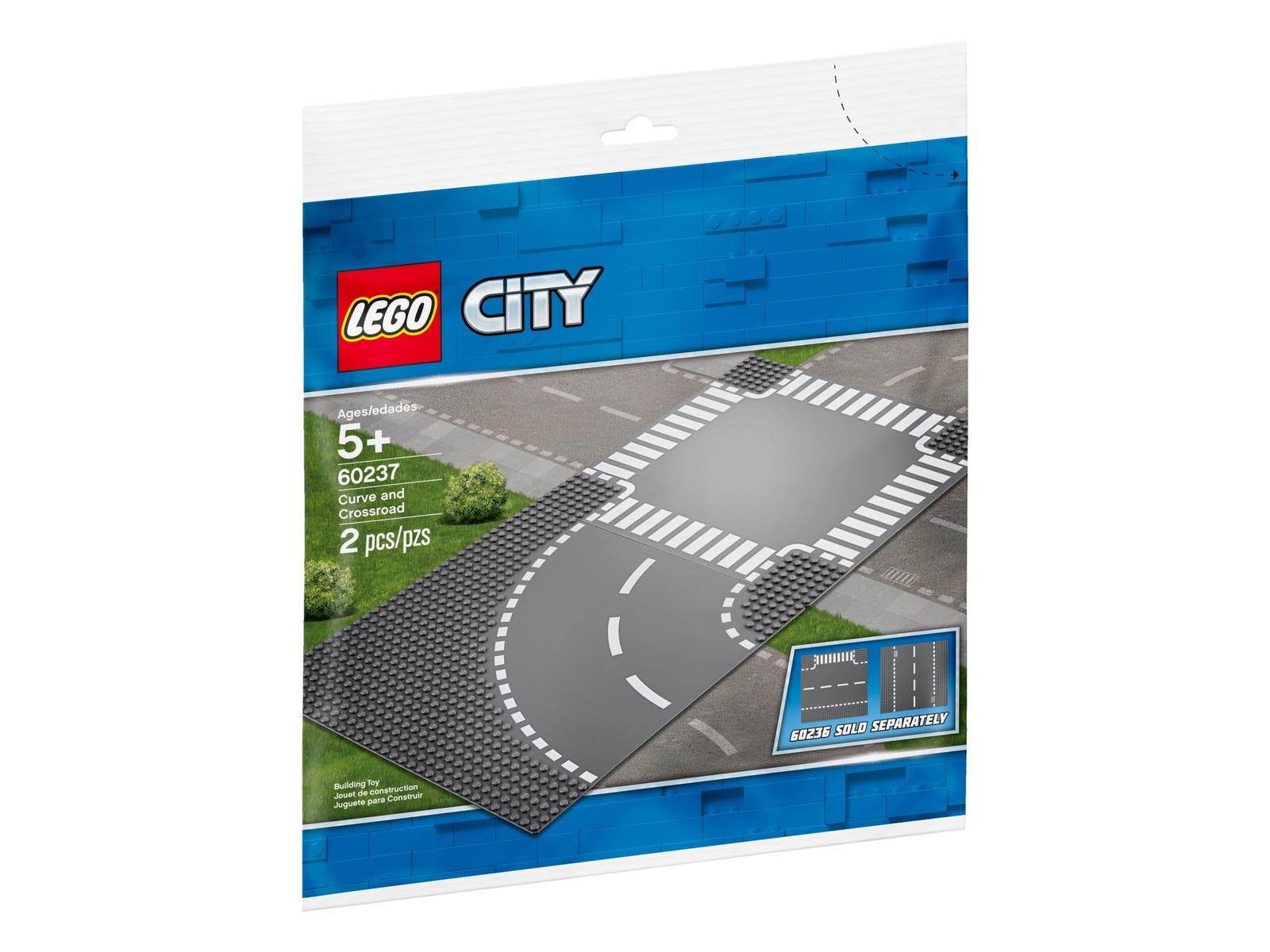 LEGO® City 60237 - Kurve und Kreuzung LEGO® City 60237 - Kurve und Kreuzung - Front