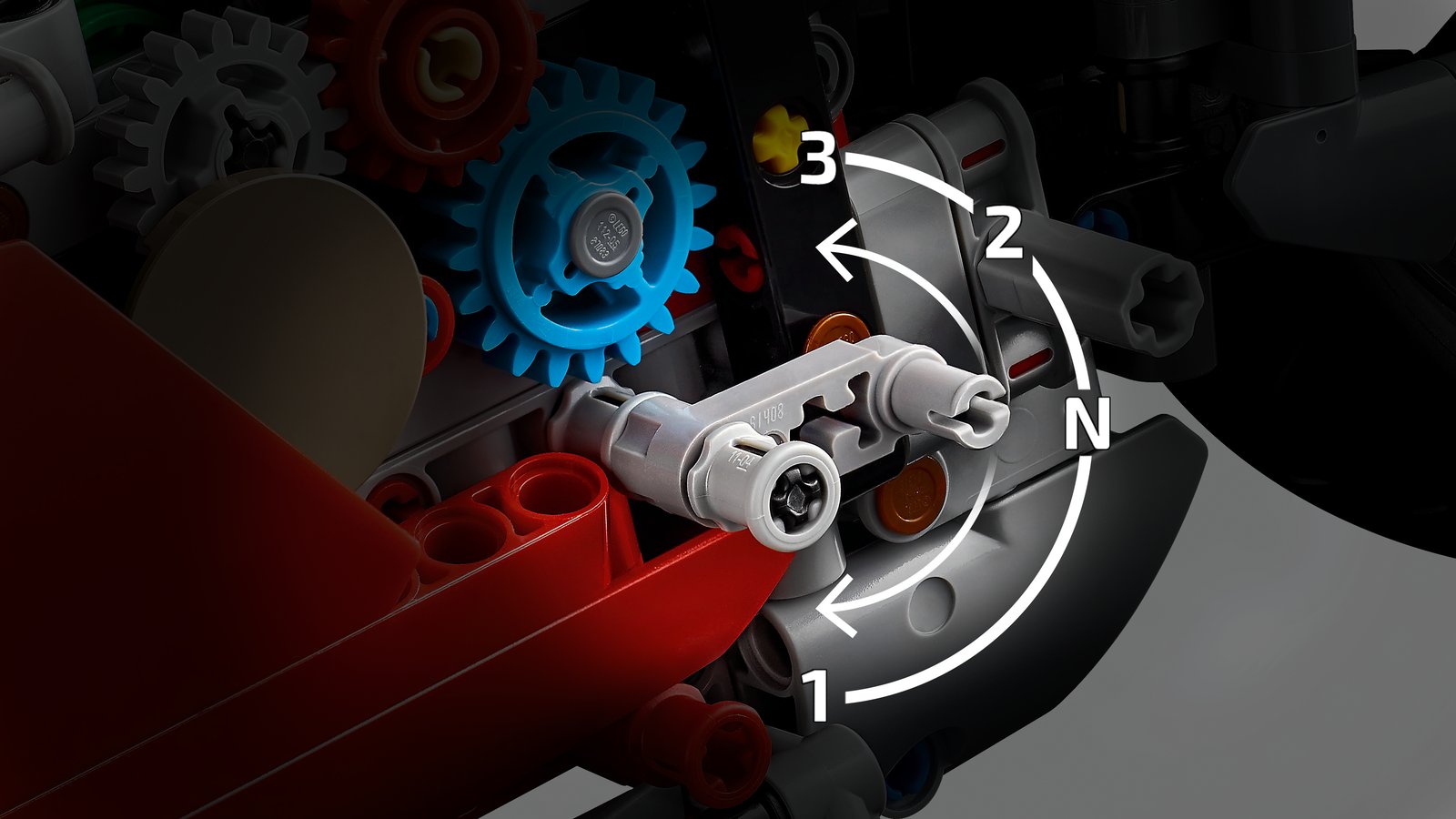 LEGO 42202 LEGO® Technic 42202 - Ducati Panigale V4 S Motorrad – Detailansicht 4