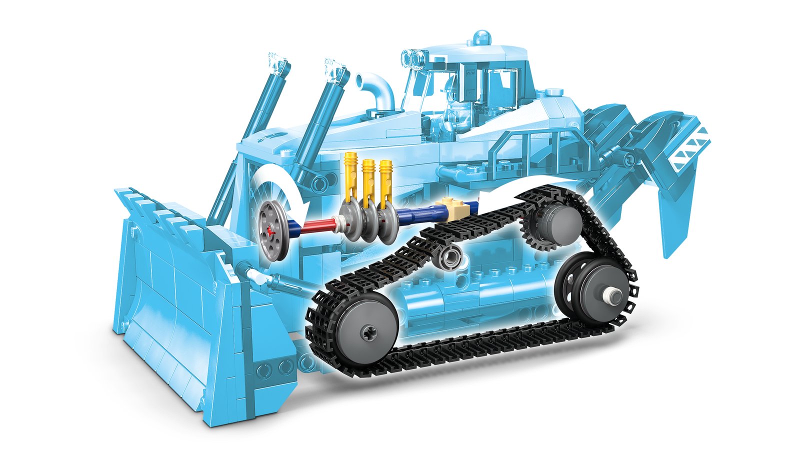 LEGO 60466 LEGO® City 60466 - Gelber Bulldozer – Detailansicht 4
