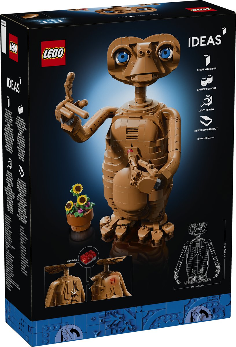 LEGO 21370 LEGO® Ideas 21370 - E.T. the Extra-Terrestrial – Verpackung hinten