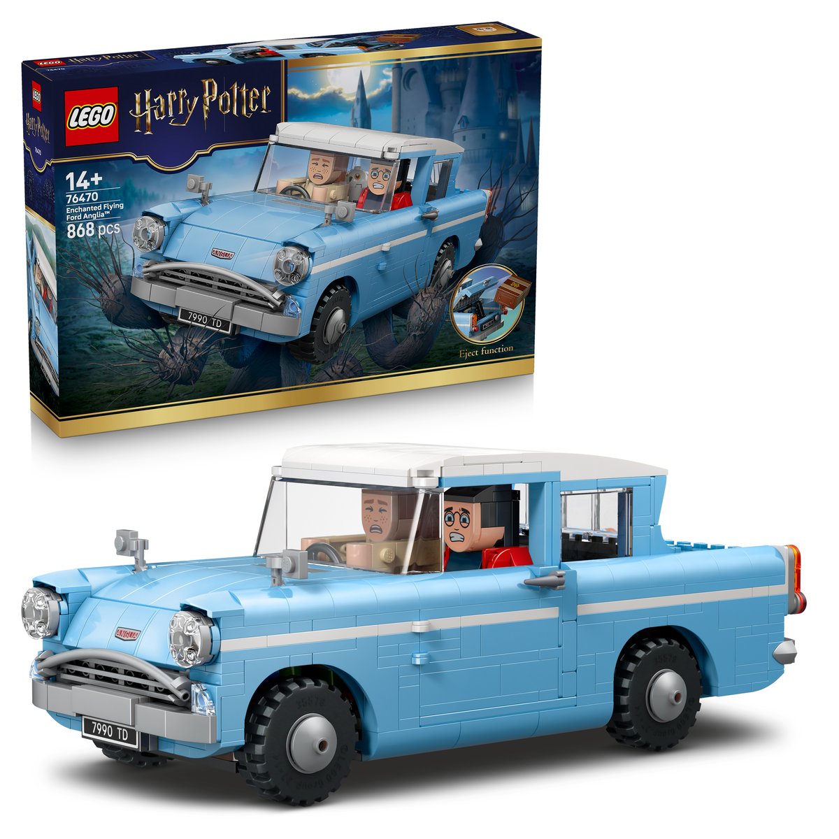 LEGO 76470 LEGO® Harry Potter™ 76470: Fliegender Ford Anglia™ – Box & Produkt