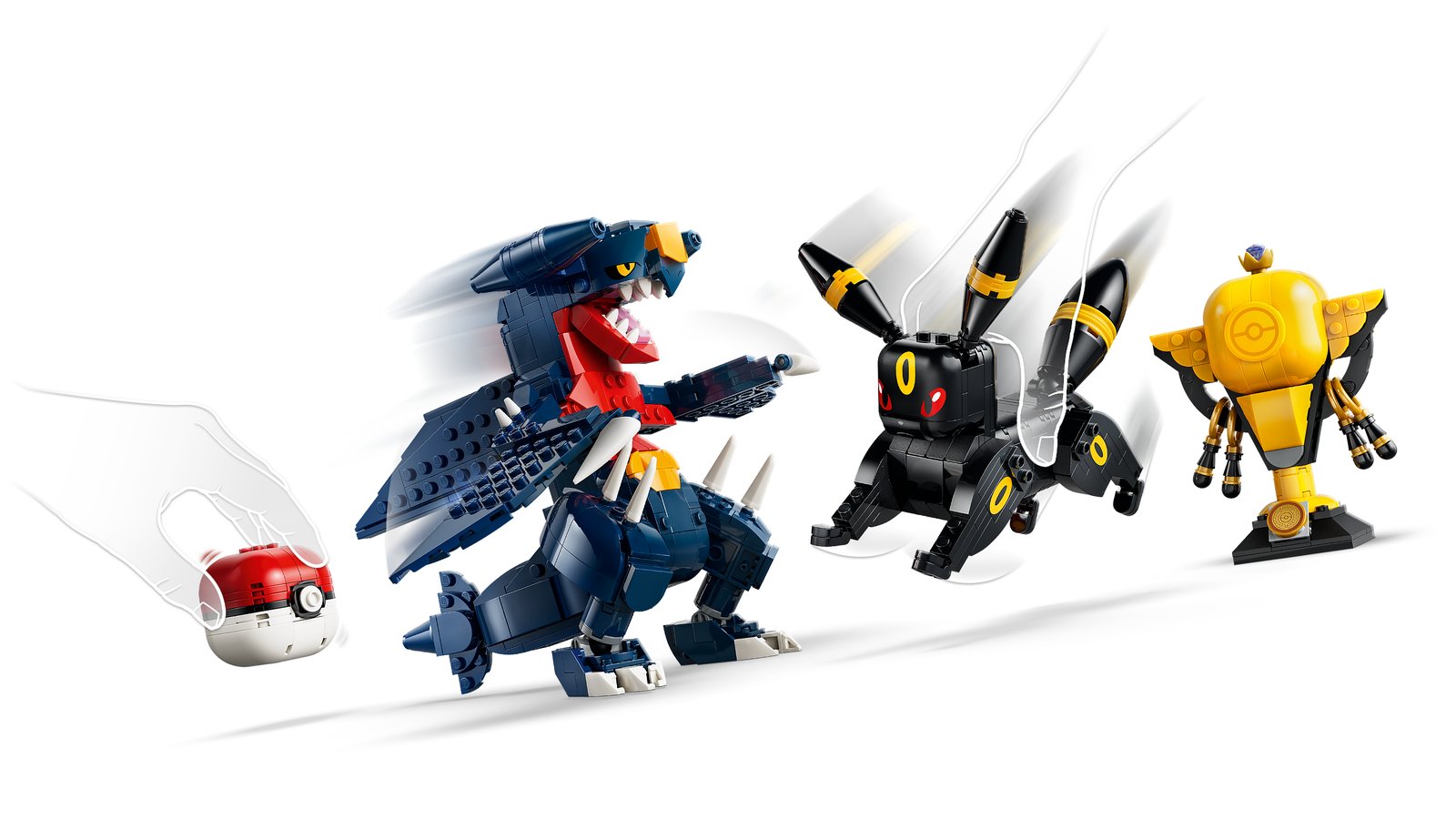 LEGO 72165 LEGO® Pokémon™ 72165 - SMART Play™: Nachtaras und Knakracks Duell um die Meisterschaft – Detailansicht 2