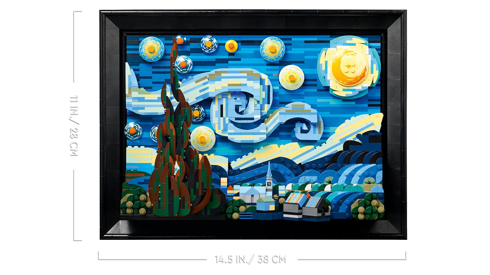 LEGO 21333 LEGO® Ideas 21333 - Vincent van Gogh – Sternennacht – Detailansicht 4