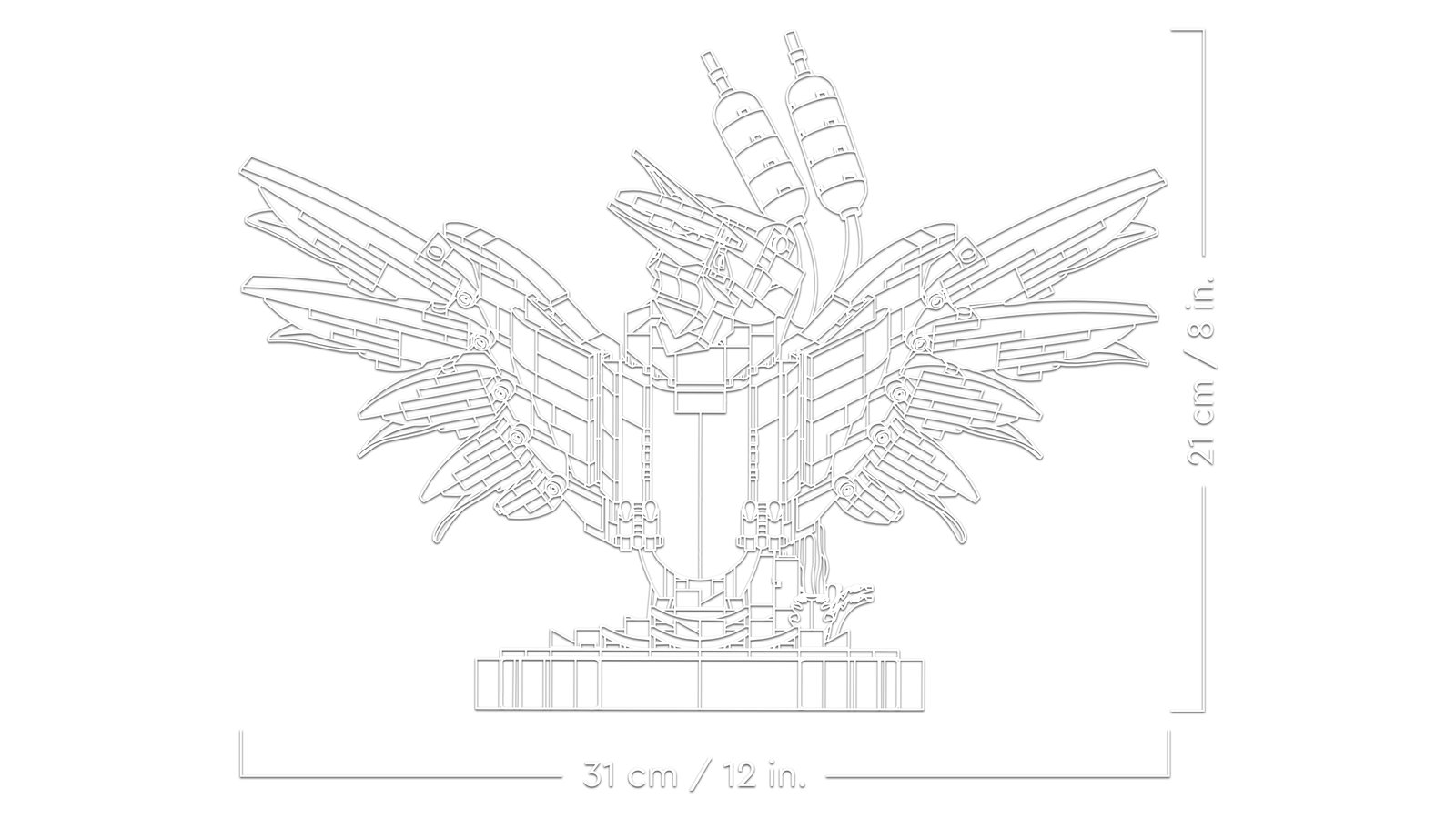 LEGO 10331 LEGO® Icons 10331 - Eisvogel – Detailansicht 4