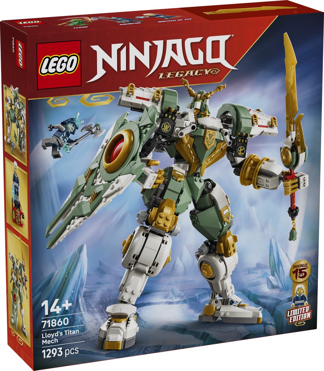 LEGO® NINJAGO® 71860 - 15-jähriges Jubiläum: Lloyds Titan-Mech