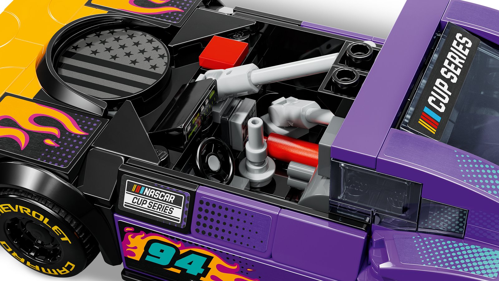 LEGO 76935 LEGO® Speed Champions 76935 - NASCAR® Next Gen Chevrolet Camaro ZL1 – Detailansicht 4