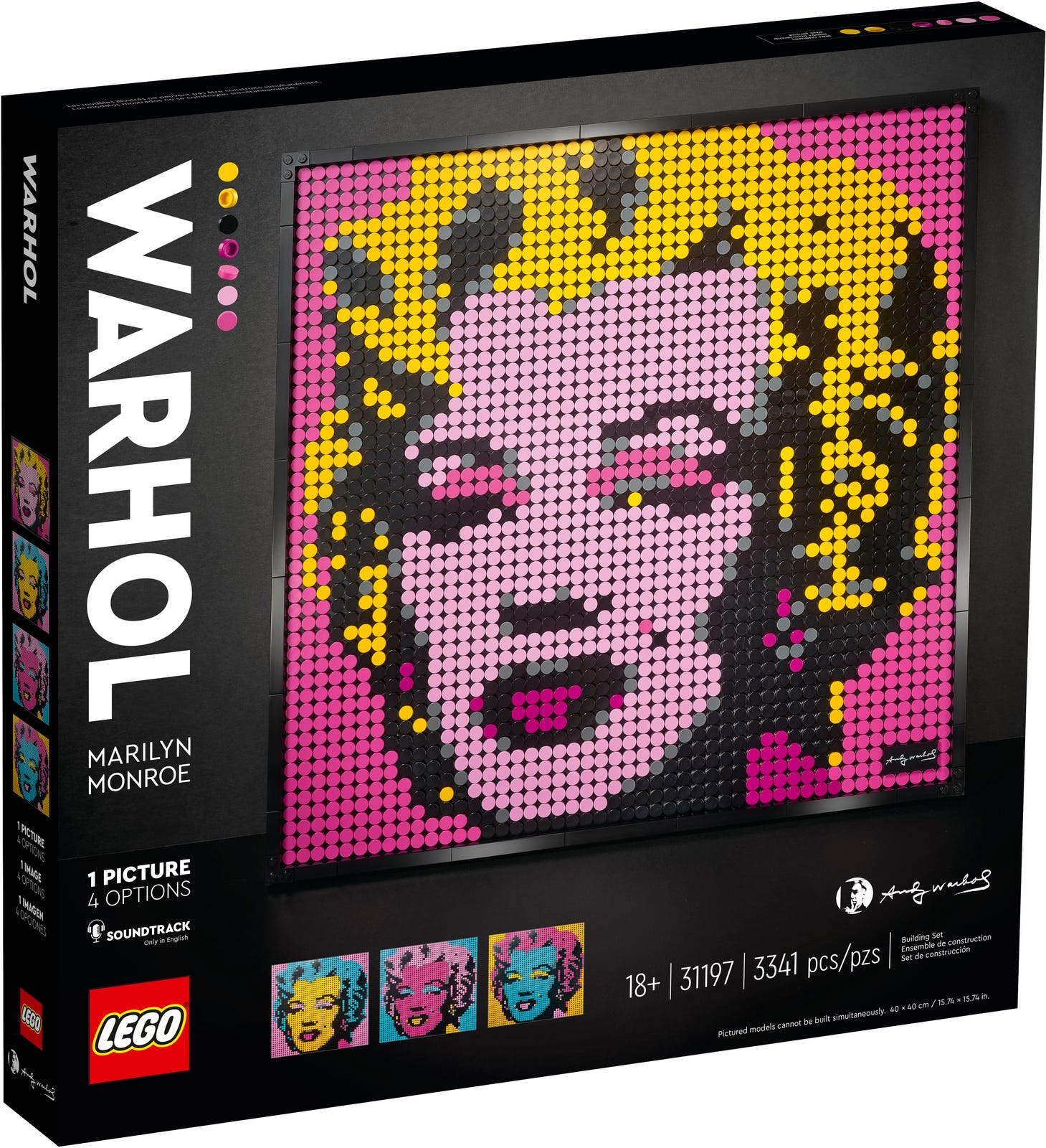 LEGO® Art 31197 - Andy Warhol's Marilyn Monroe - Box Front