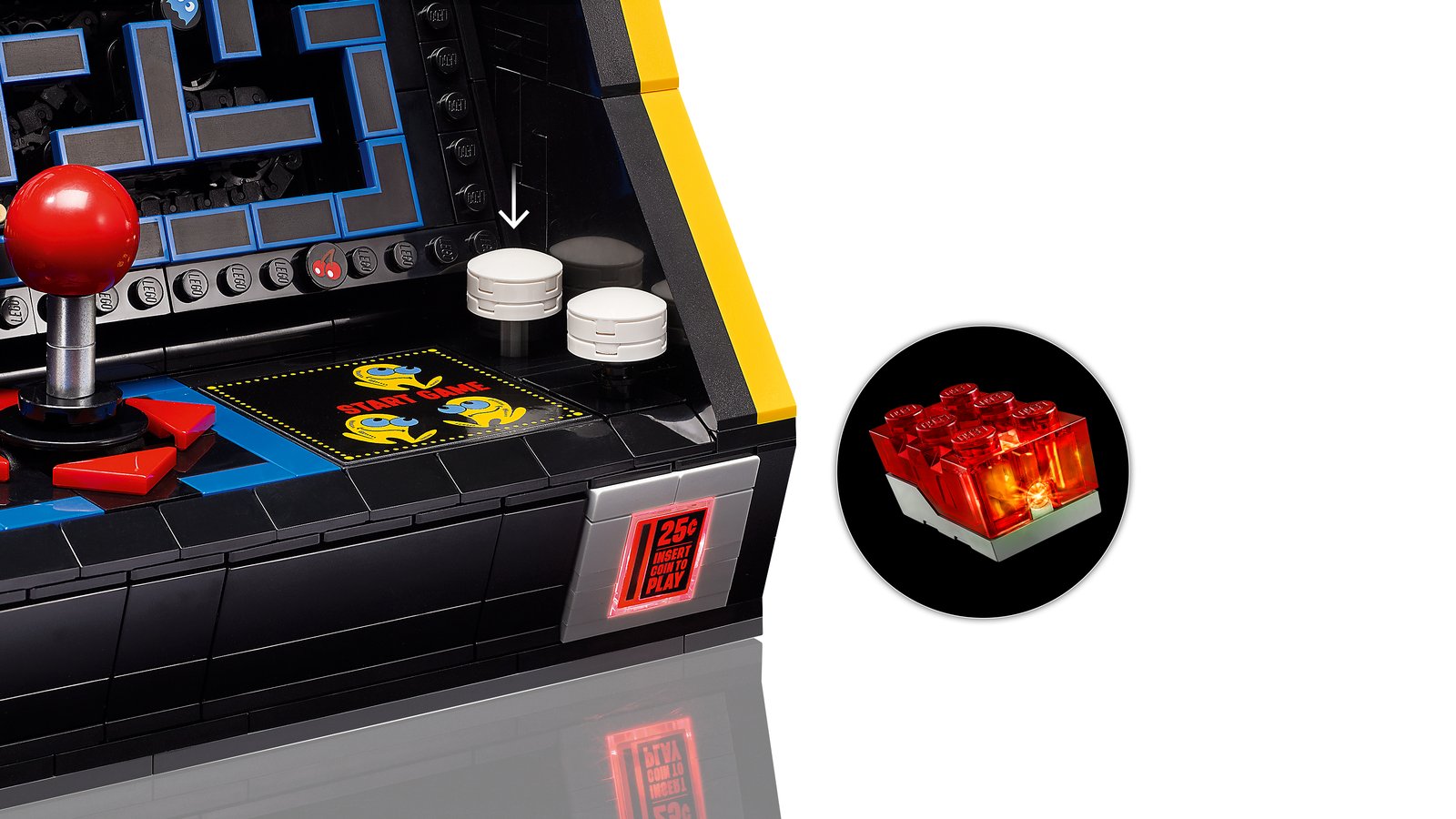 LEGO 10323 LEGO® Icons 10323 - PAC-MAN Spielautomat – Detailansicht 5