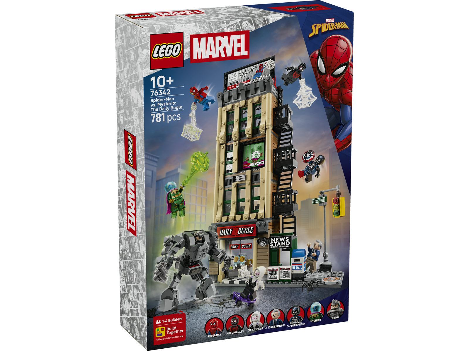 LEGO® Super Heroes Marvel 76342 - Spider-Man vs. Mysterio: Daily Bugle