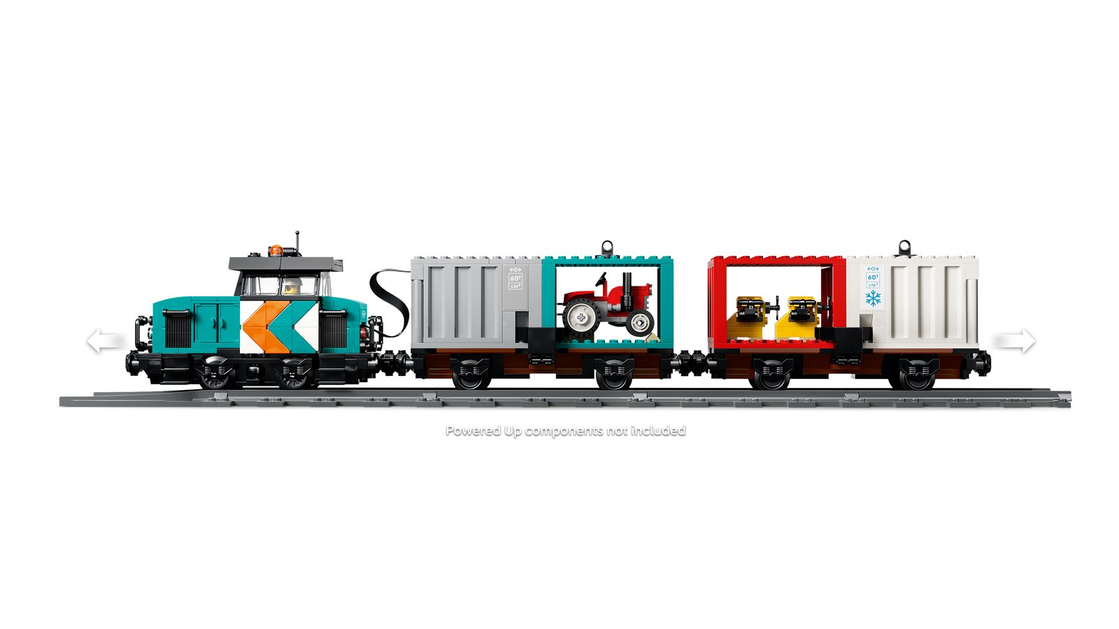 LEGO 60509 LEGO® City 60509 - Hafengüterzug mit Kran und LKW – Detailansicht 4