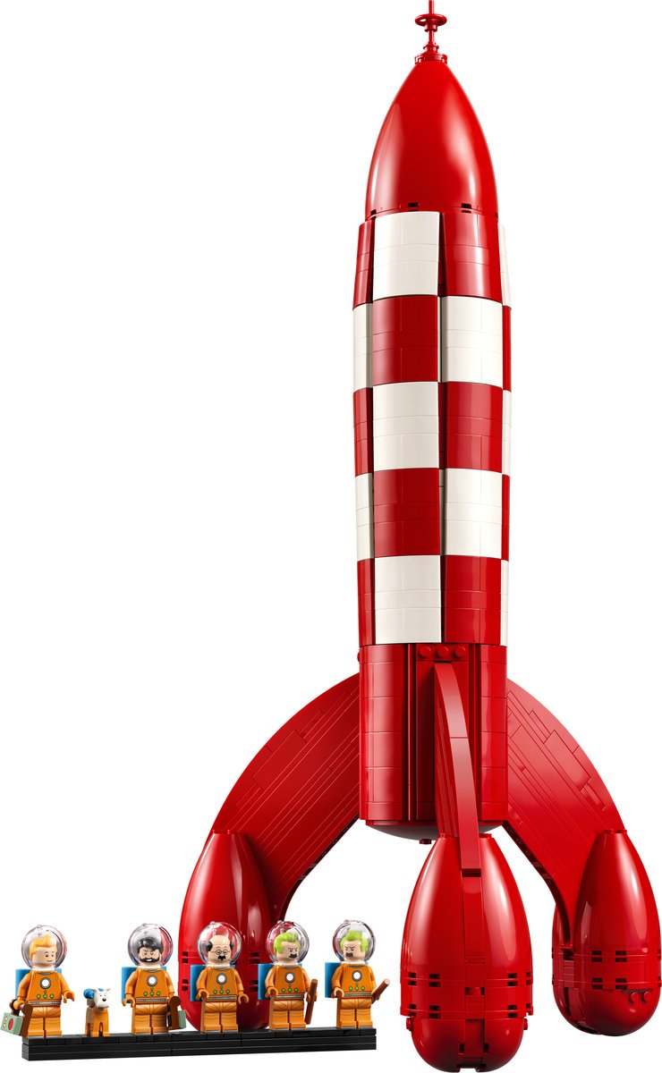 LEGO 21367 LEGO® Ideas 21367 - Die Mondrakete von Tim und Struppi – Produktfoto