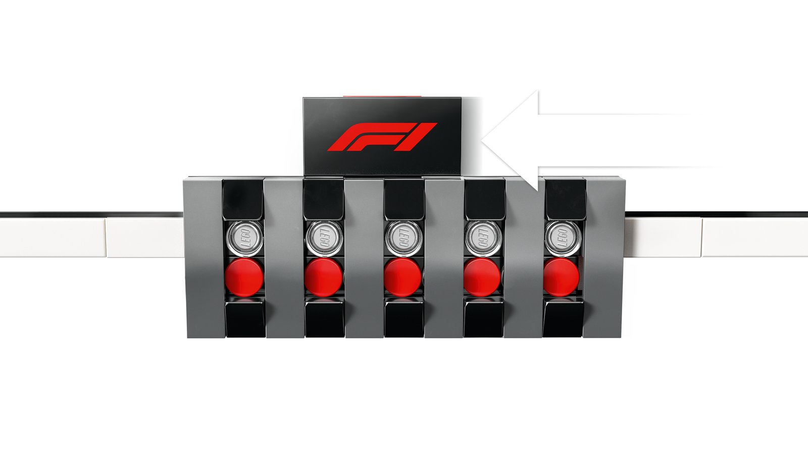 LEGO 60474 LEGO® City 60474 - F1® Startaufstellung mit VCARB & Sauber Rennautos – Detailansicht 4