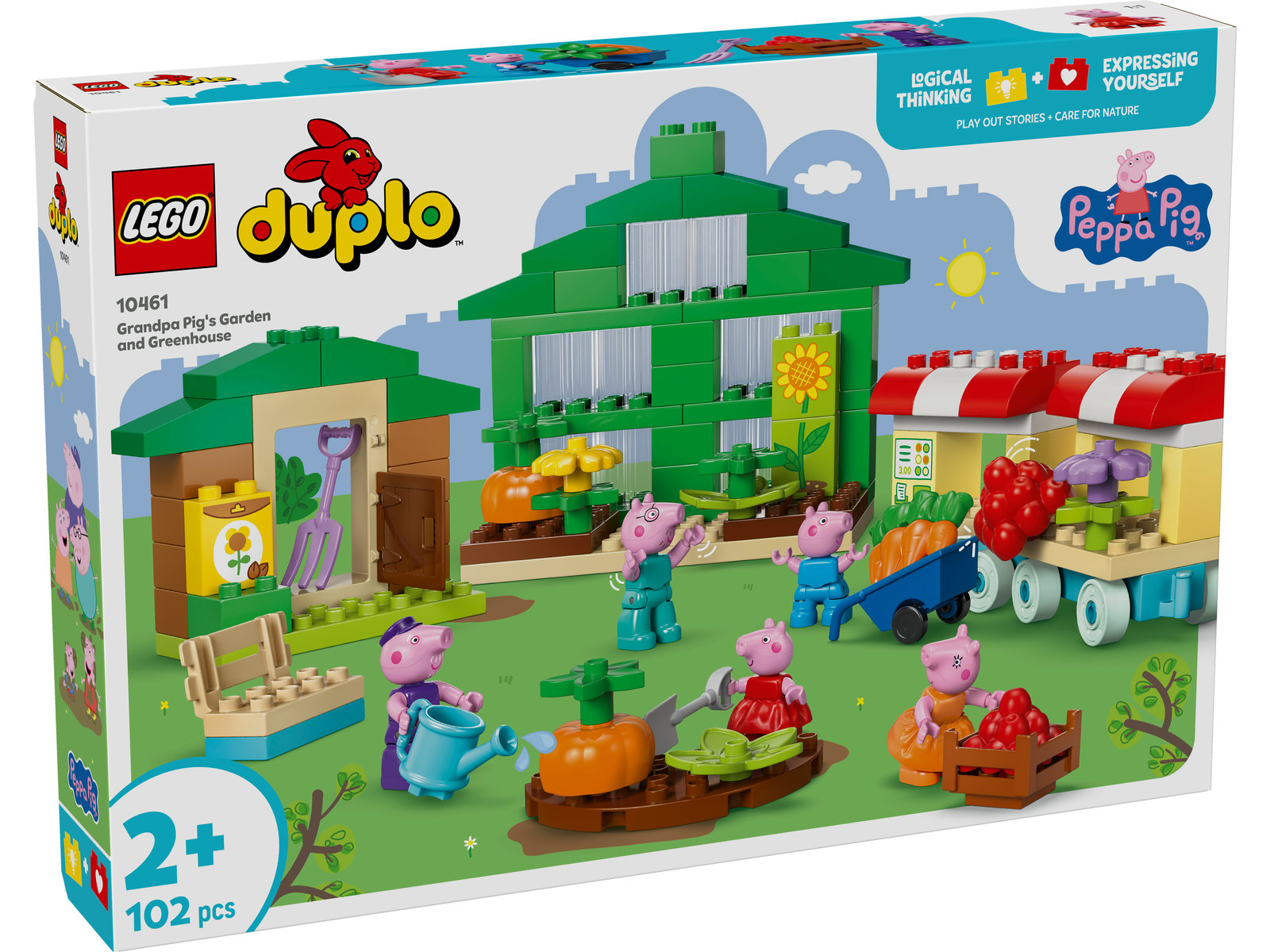 LEGO® DUPLO Peppa Pig 10461 - Opas Garten und Gewächshaus