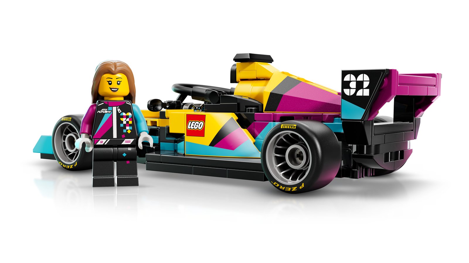 LEGO 77258 LEGO® Speed Champions 77258 - F1 ACADEMY™ LEGO® Rennwagen – Detailansicht 1