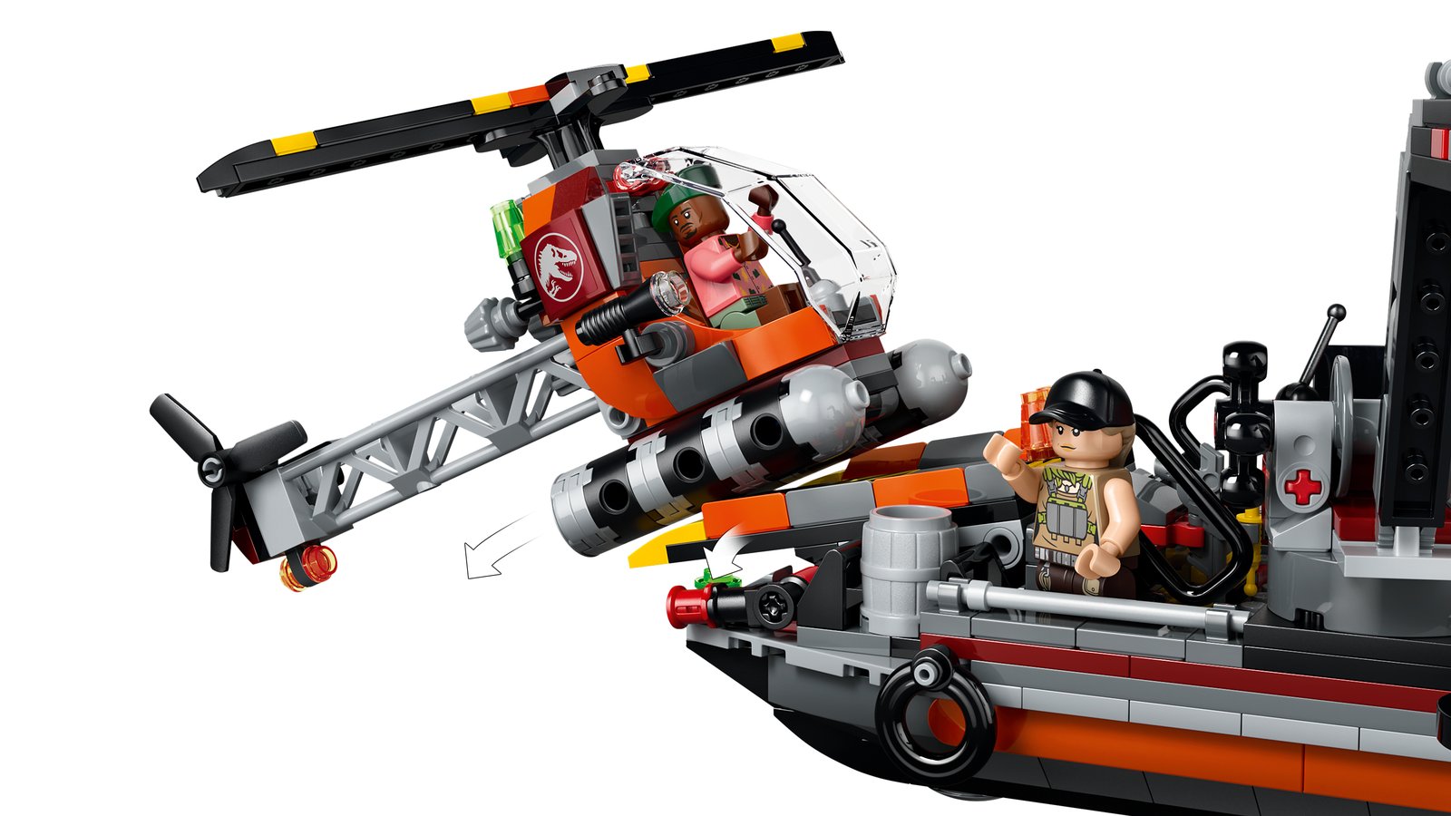 LEGO 77983 LEGO® Jurassic World 77983 - Mosasaurier-Angriff auf das Boot – Detailansicht 5