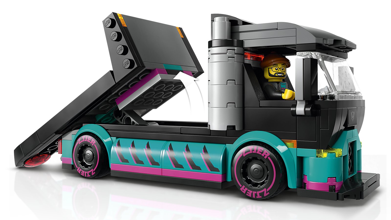 LEGO 60406 LEGO® City 60406 - Autotransporter mit Rennwagen – Detailansicht 4