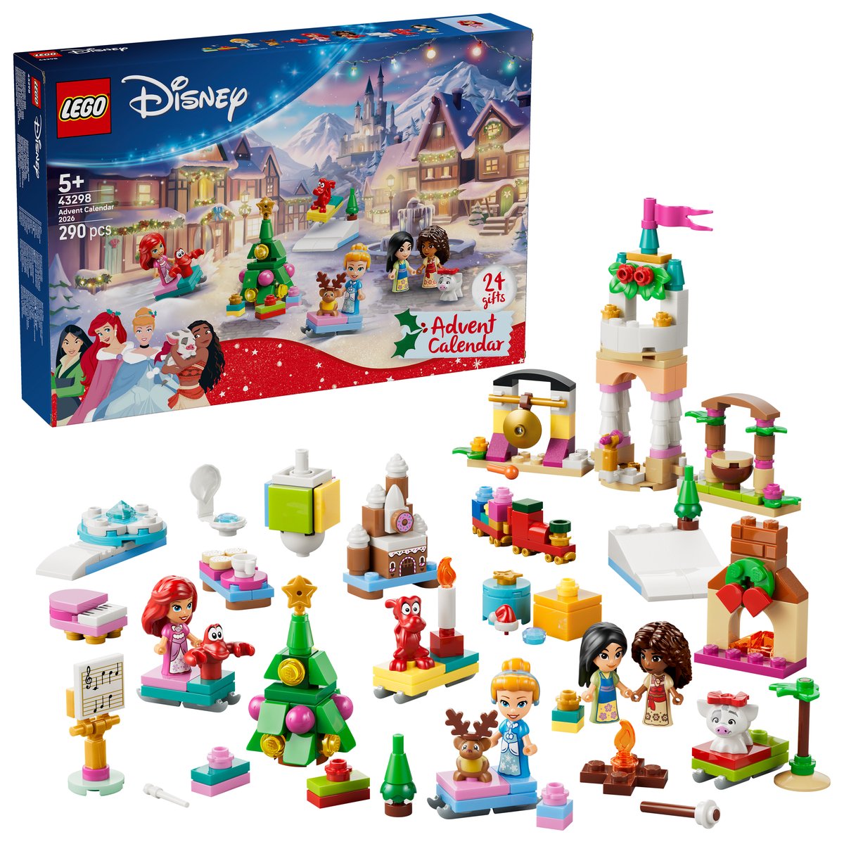 LEGO 43298 LEGO® │ Disney Princess 43298 - Adventskalender 2026 – Box & Produkt