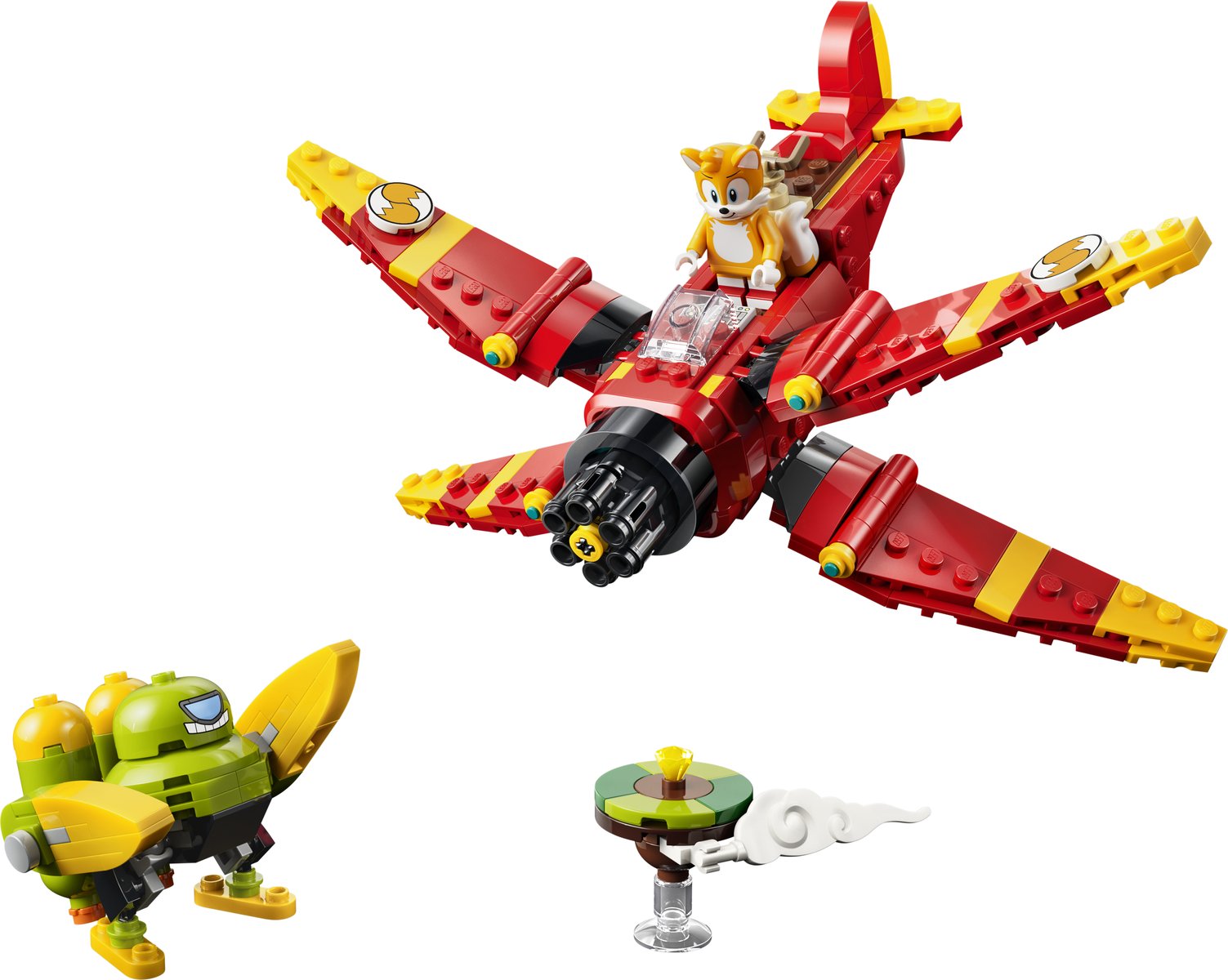 LEGO 77119 LEGO® Sonic the Hedgehog™ Tails‘ Tornado-1 77119 - Tails' Tornado-1 – Produktfoto