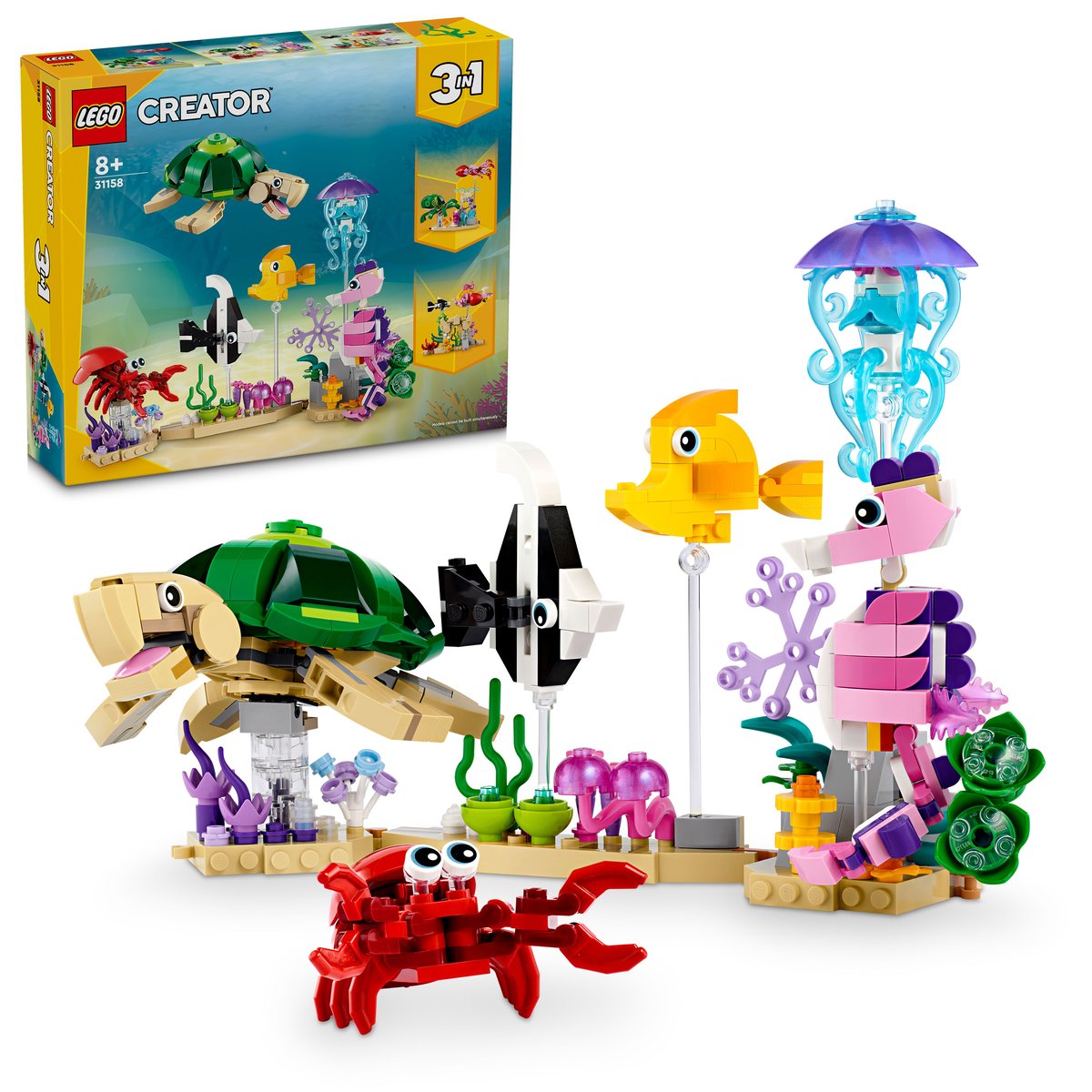 LEGO 31158 LEGO® Creator 31158 - Meerestiere – Box & Produkt