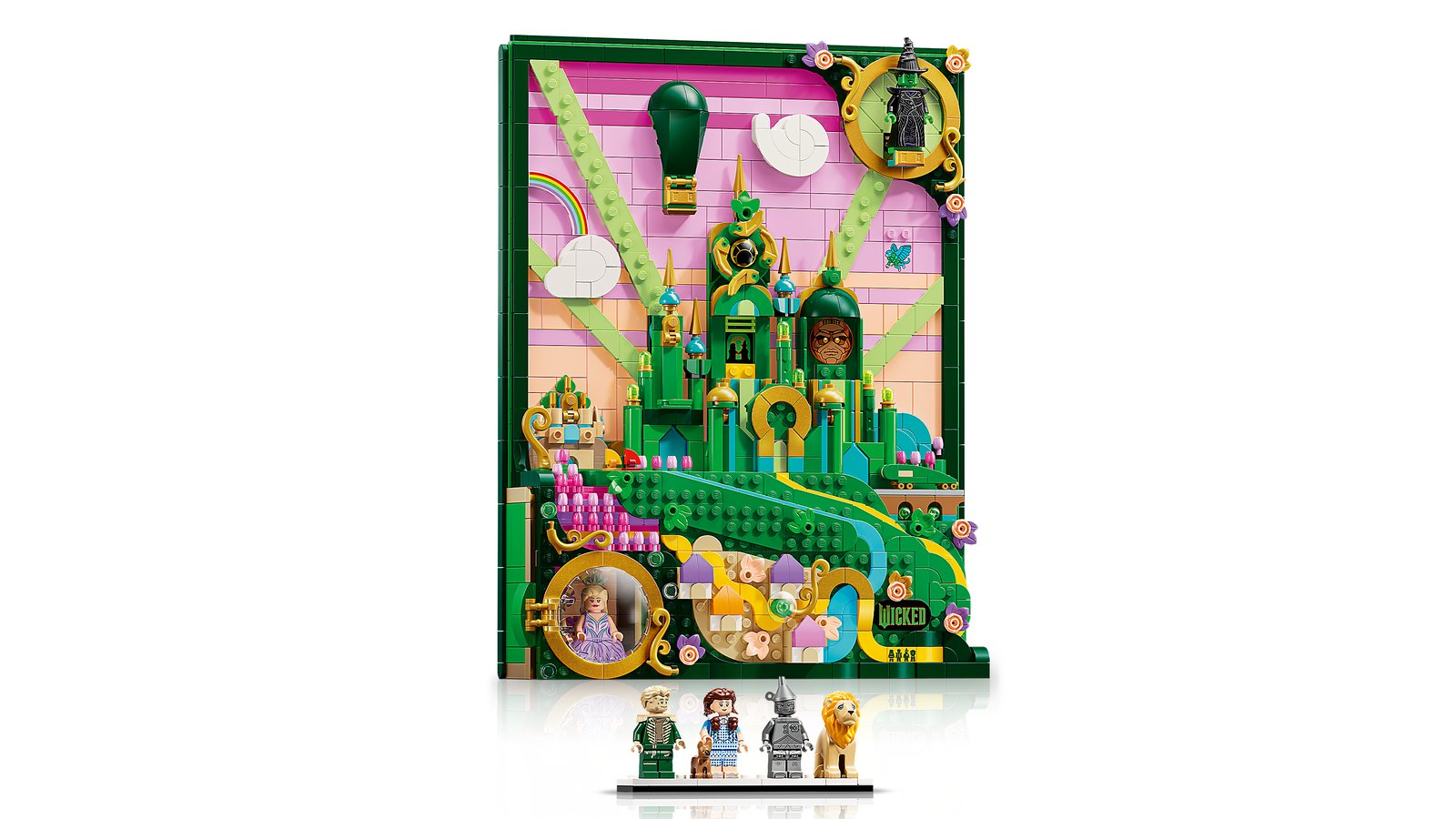 LEGO 75685 LEGO® Wicked 75685 - Emerald City Wandkunst – Detailansicht 2