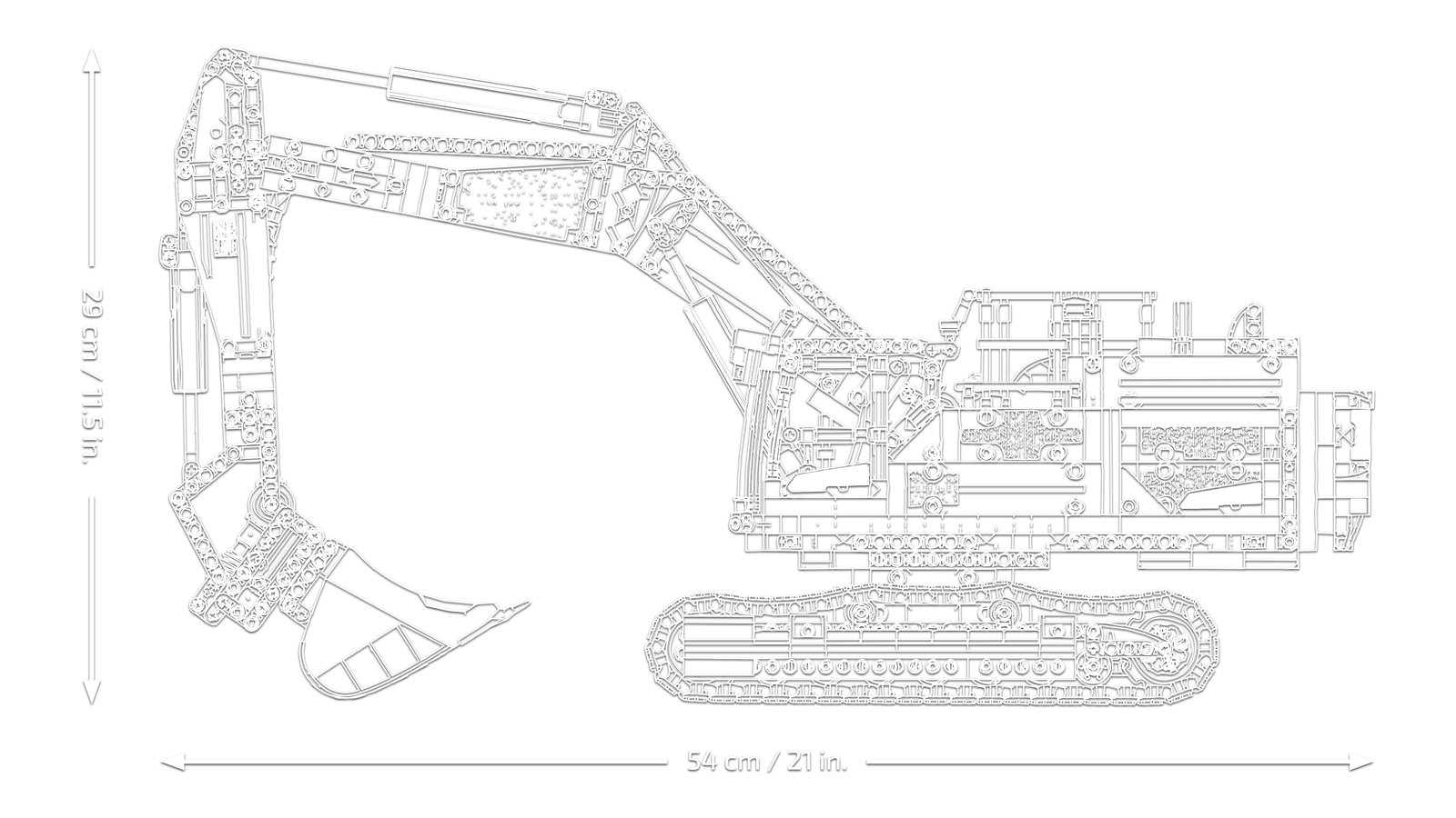 LEGO 42215 LEGO® Technic 42215 - Volvo EC500 Hybrid Bagger – Detailansicht 6