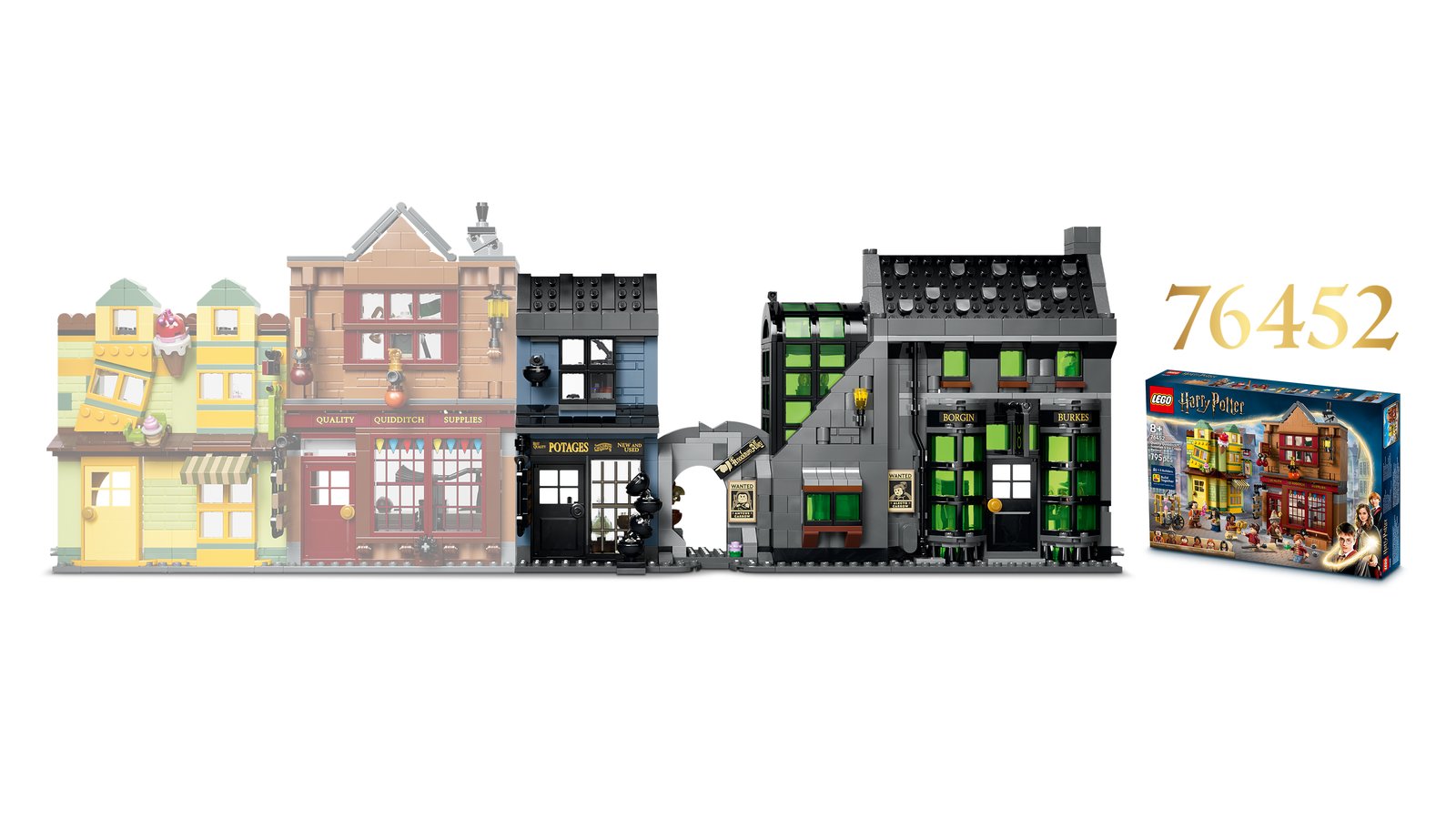 LEGO 76471 LEGO® Harry Potter™ 76471 - Zaubererläden in der Winkelgasse – Detailansicht 2