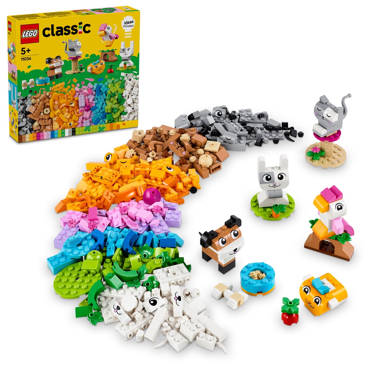 LEGO 11034 LEGO® Classic 11034 - Kreative Tiere – Box & Produkt